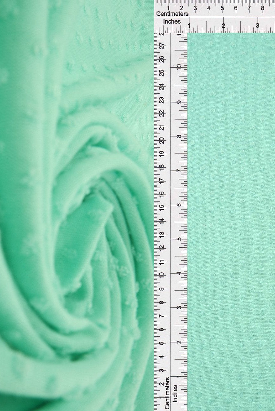 Jacquard Swiss Dot Stretch Knit Fabric - KNT4225