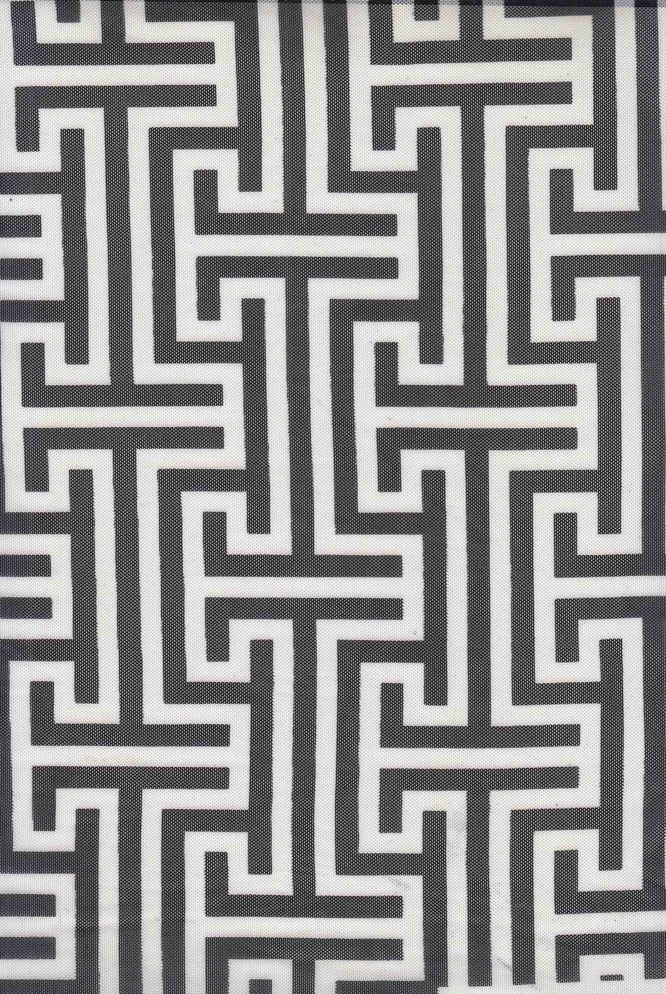 Geometric Mesh Print Stretch Fabric MESH-Q10705