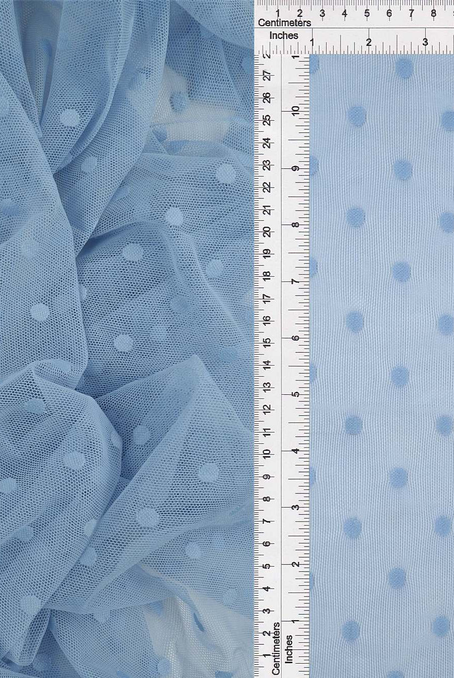 Polka Dot Mesh Stretch Fabric - MESH-3698