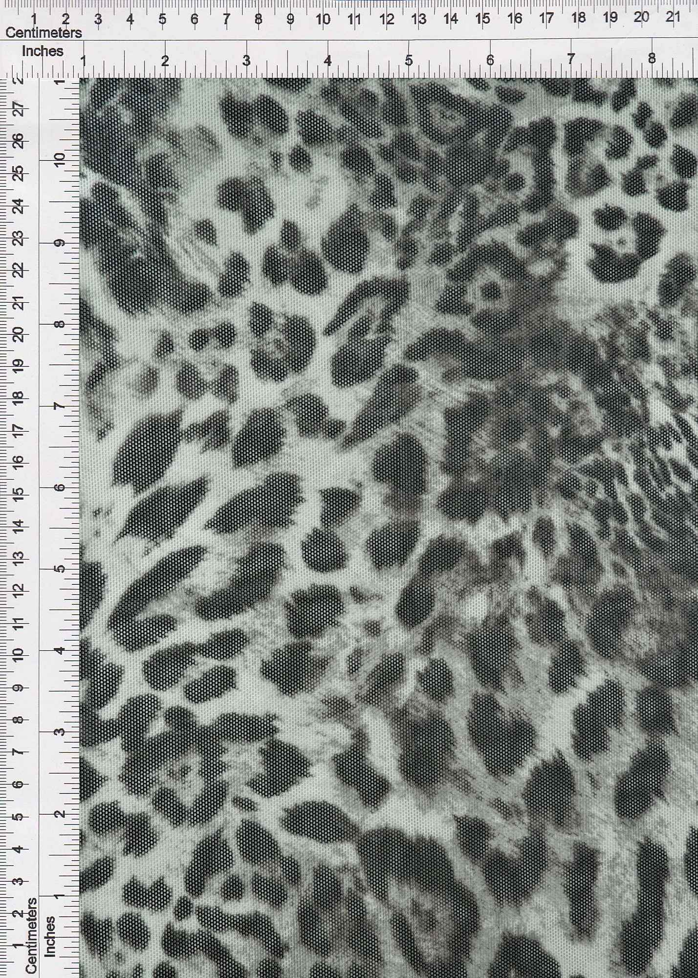 MESH-DU536 SILVER/GREY ANIMAL BLACK BLOUSE BODYSUIT BROWN CAMI FLOCKING GOLD LOUNGEWEAR MESH POLYESTER PRINT SILVER SPANDEX STRETCH TOPS TUNICS WHITE