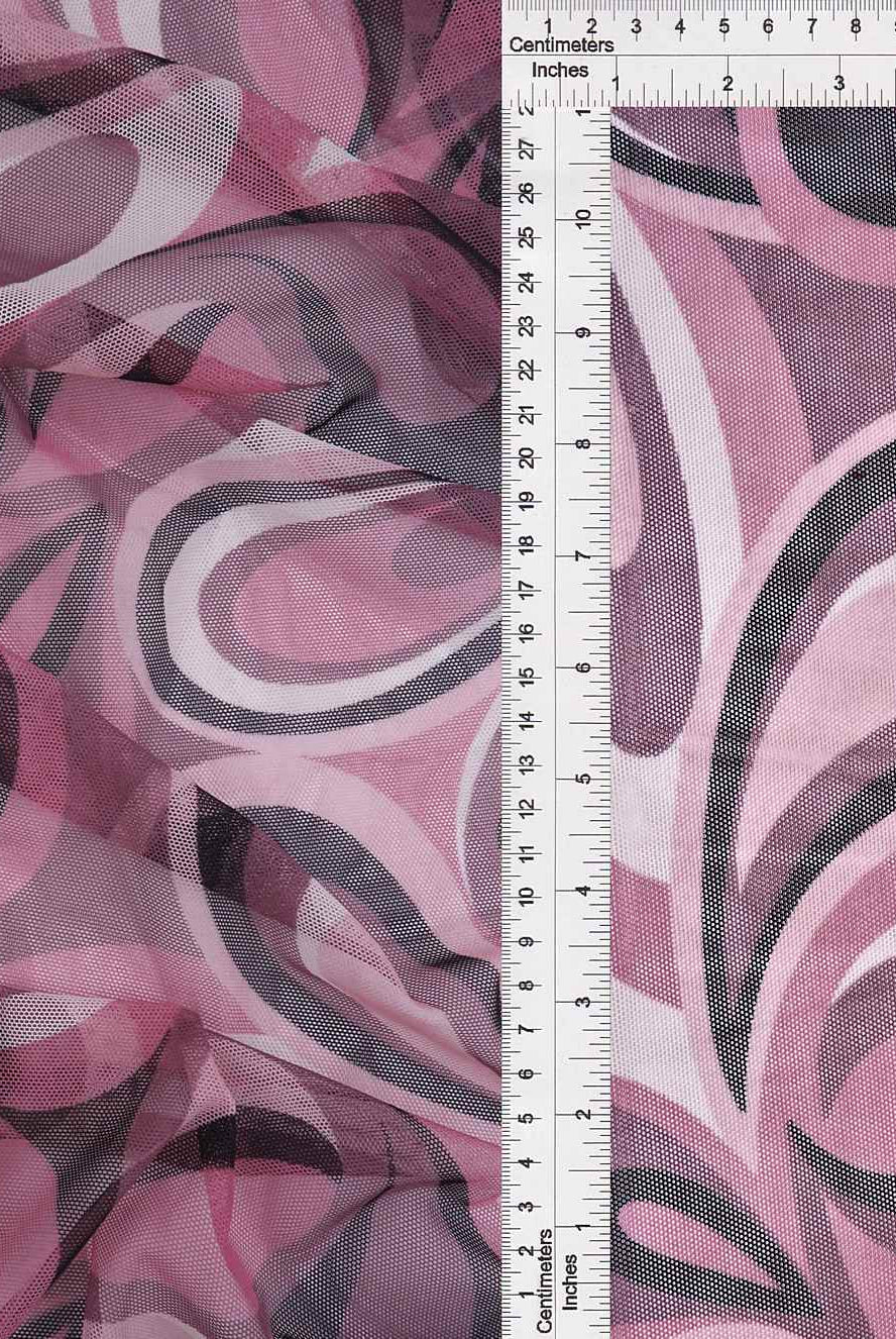 MESH-SE80904 DUSTY MAUVE BLACK BLOUSE BODYSUIT CAMI FLOCKING GEOMETRIC GREY LOUNGEWEAR MESH PAISLEY PINK POLYESTER PRINT RETRO SPANDEX STRETCH TOPS TUNICS VIOLET WHITE
