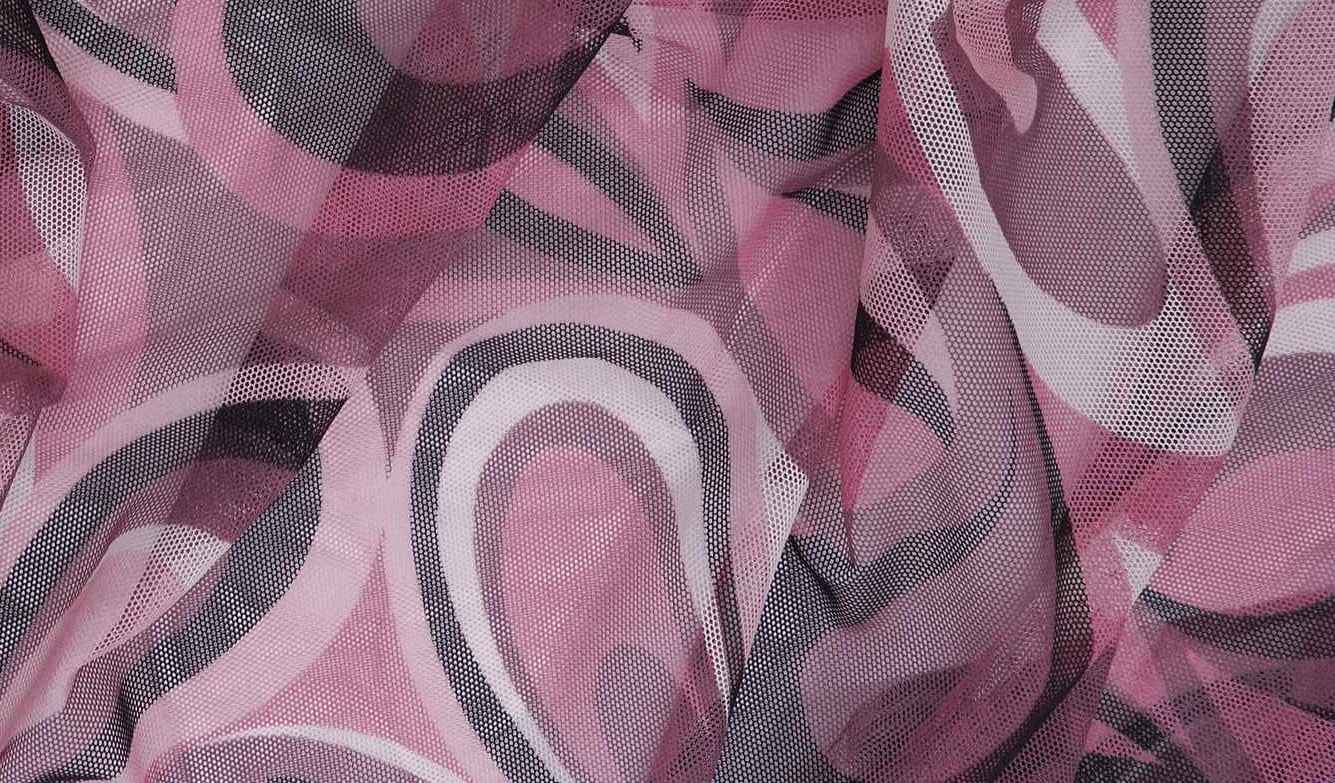 MESH-SE80904 DUSTY MAUVE BLACK BLOUSE BODYSUIT CAMI FLOCKING GEOMETRIC GREY LOUNGEWEAR MESH PAISLEY PINK POLYESTER PRINT RETRO SPANDEX STRETCH TOPS TUNICS VIOLET WHITE