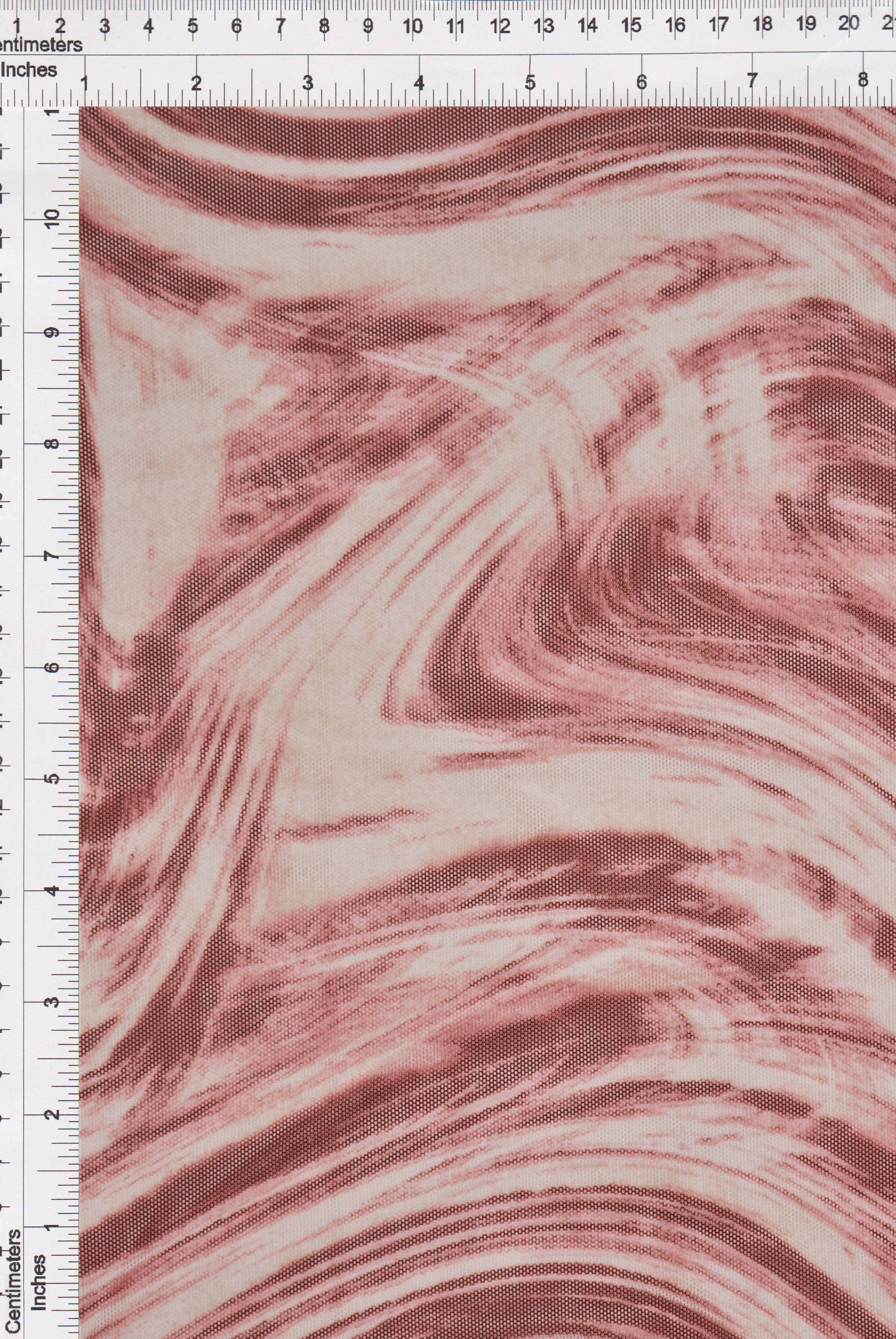 Marble Print Stretch Mesh Fabric - MESH-Q11213