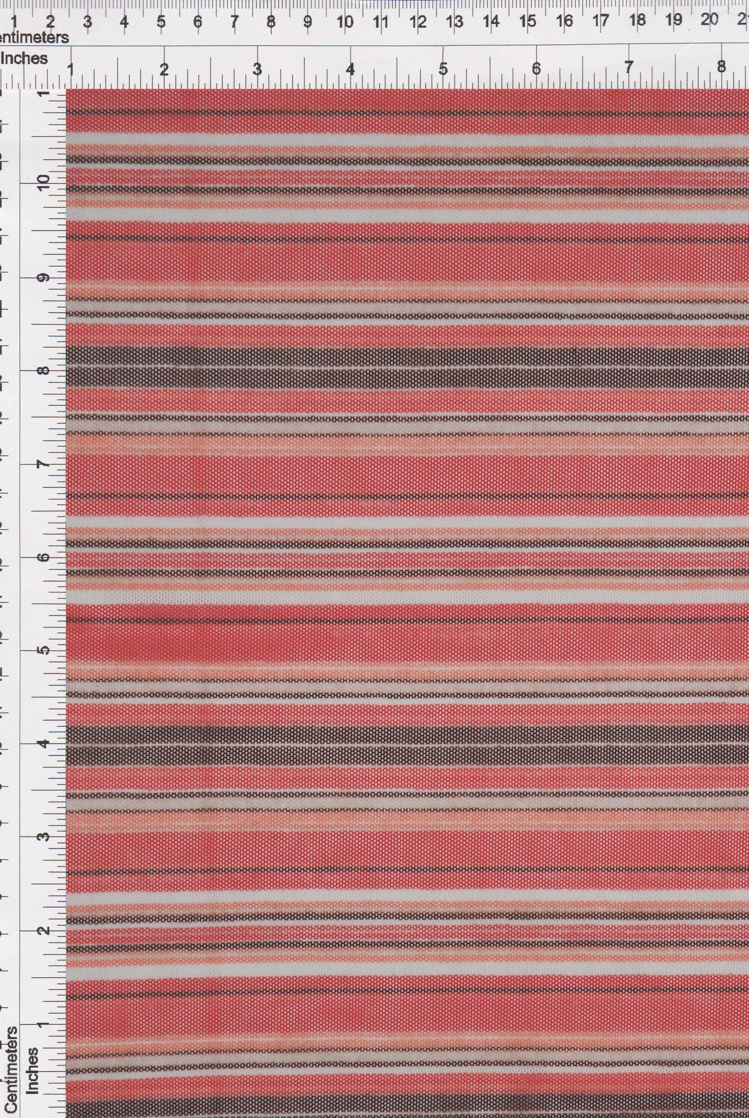 MESH-SE805160 SPICE/BROWN BLOUSE BODYSUIT CAMI FLOCKING LOUNGEWEAR MESH POLYESTER PRINT SPANDEX STRETCH STRIPE TOPS TUNICS