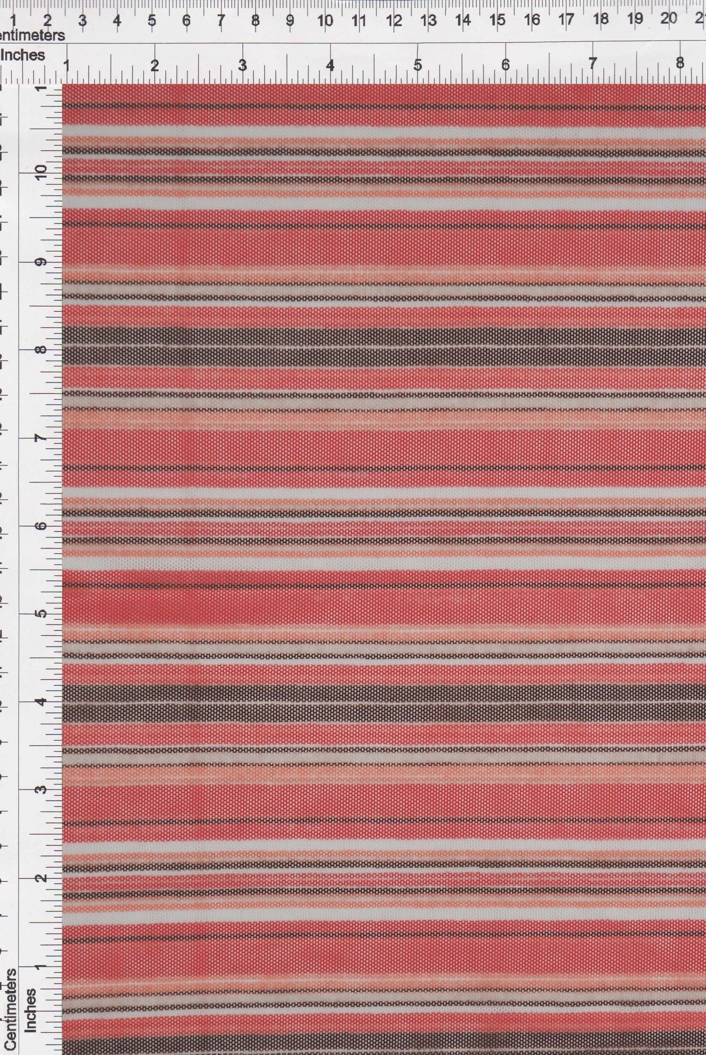 MESH-SE805160 SPICE/BROWN BLOUSE BODYSUIT CAMI FLOCKING LOUNGEWEAR MESH POLYESTER PRINT SPANDEX STRETCH STRIPE TOPS TUNICS