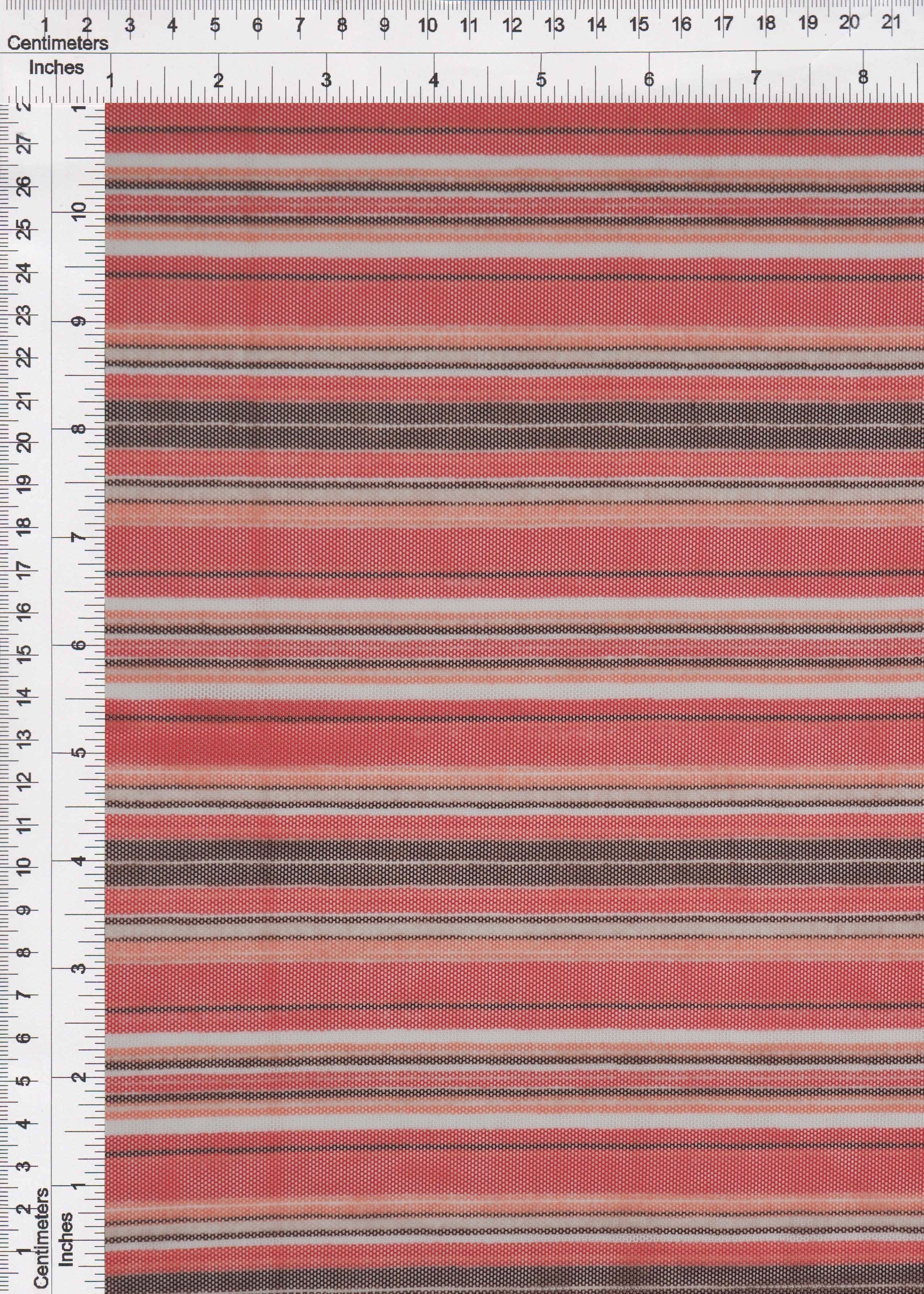 MESH-SE805160 SPICE/BROWN BLOUSE BODYSUIT CAMI FLOCKING LOUNGEWEAR MESH POLYESTER PRINT SPANDEX STRETCH STRIPE TOPS TUNICS