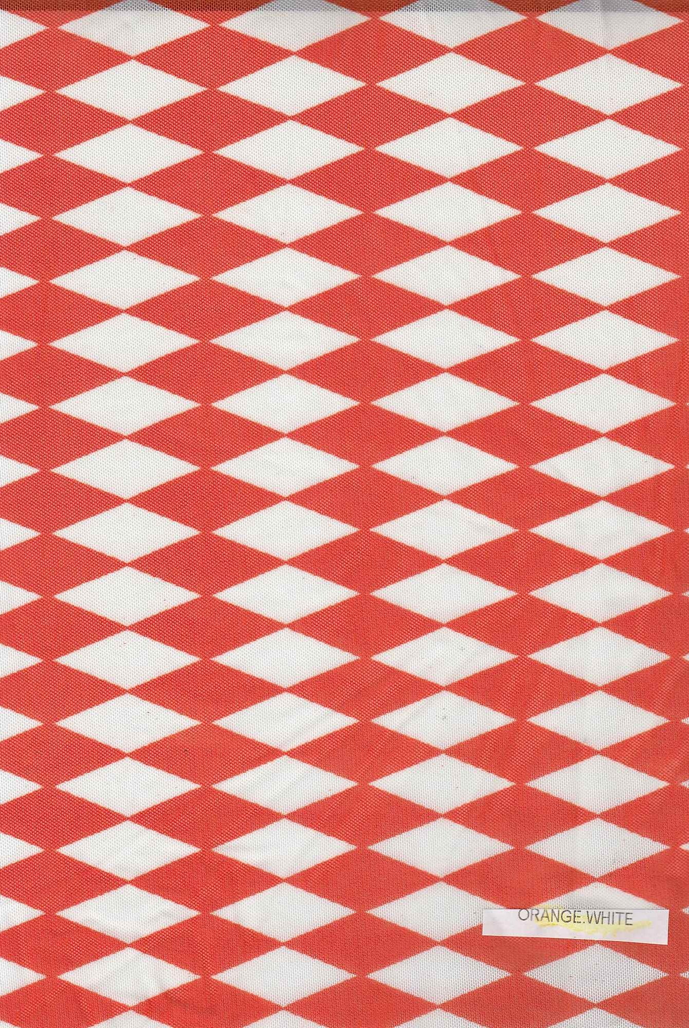 Mesh Retro Geometric Flocking Print Fabric - MESH-Q20216