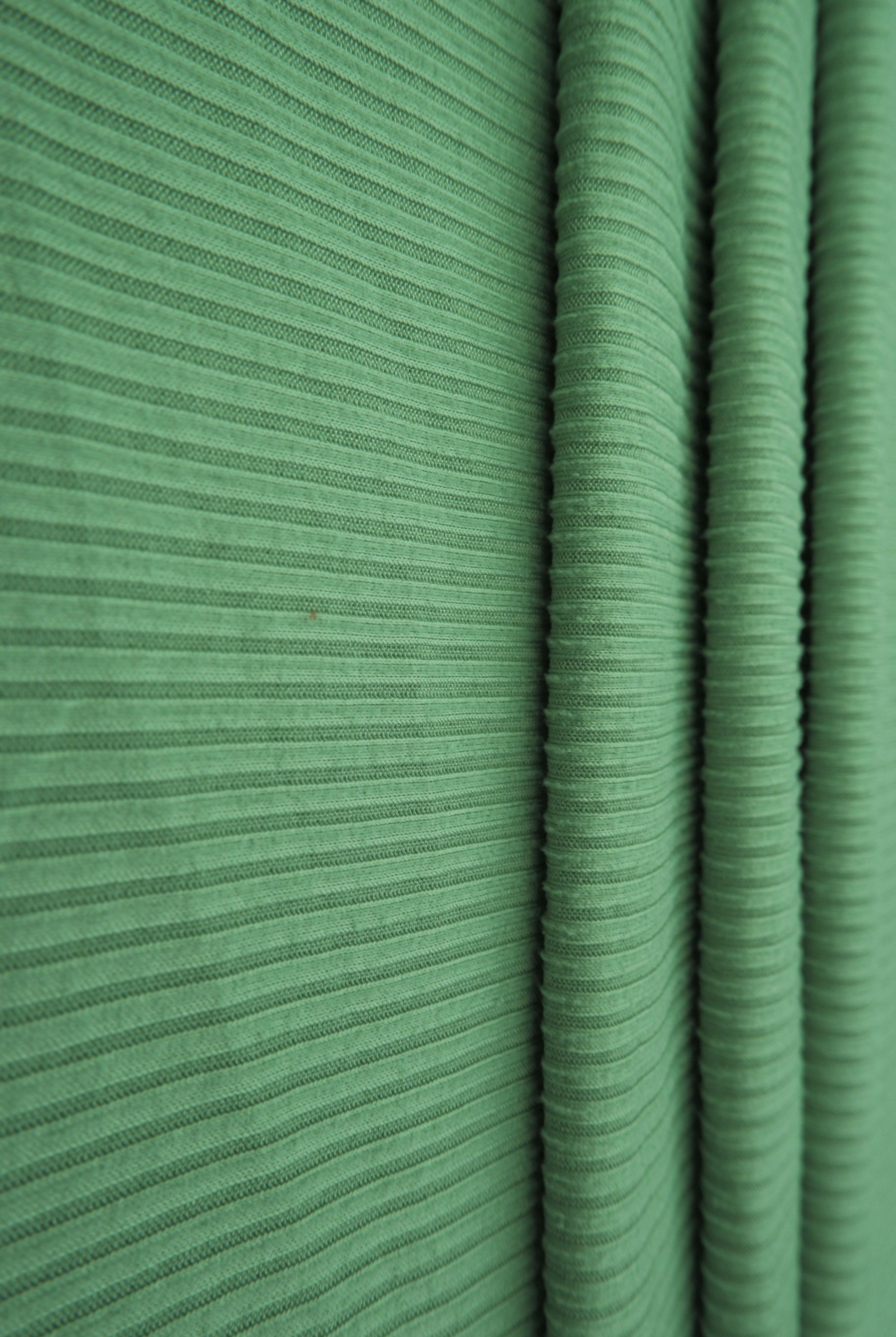 KNT4151 SAGE BODYSUIT DRESS KNIT LOUNGEWEAR NO-PRINT POLYESTER RIB 4X2 SOLID-B SPANDEX STRETCH TOPS YUMMY