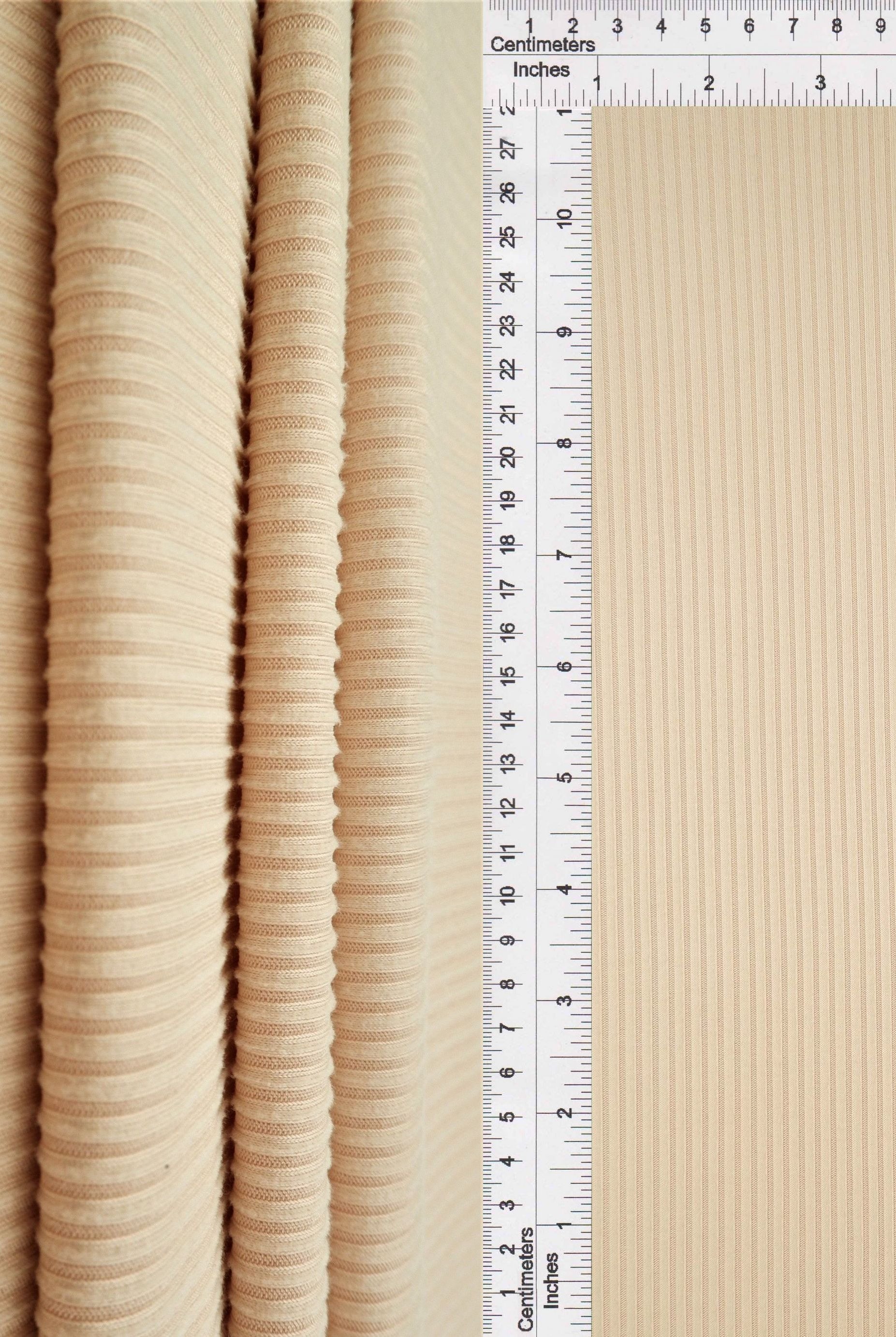 KNT4151 SAND BODYSUIT CREAM DRESS KNIT LOUNGEWEAR NO-PRINT POLYESTER RIB 4X2 SOLID-B SPANDEX STRETCH TOPS YUMMY