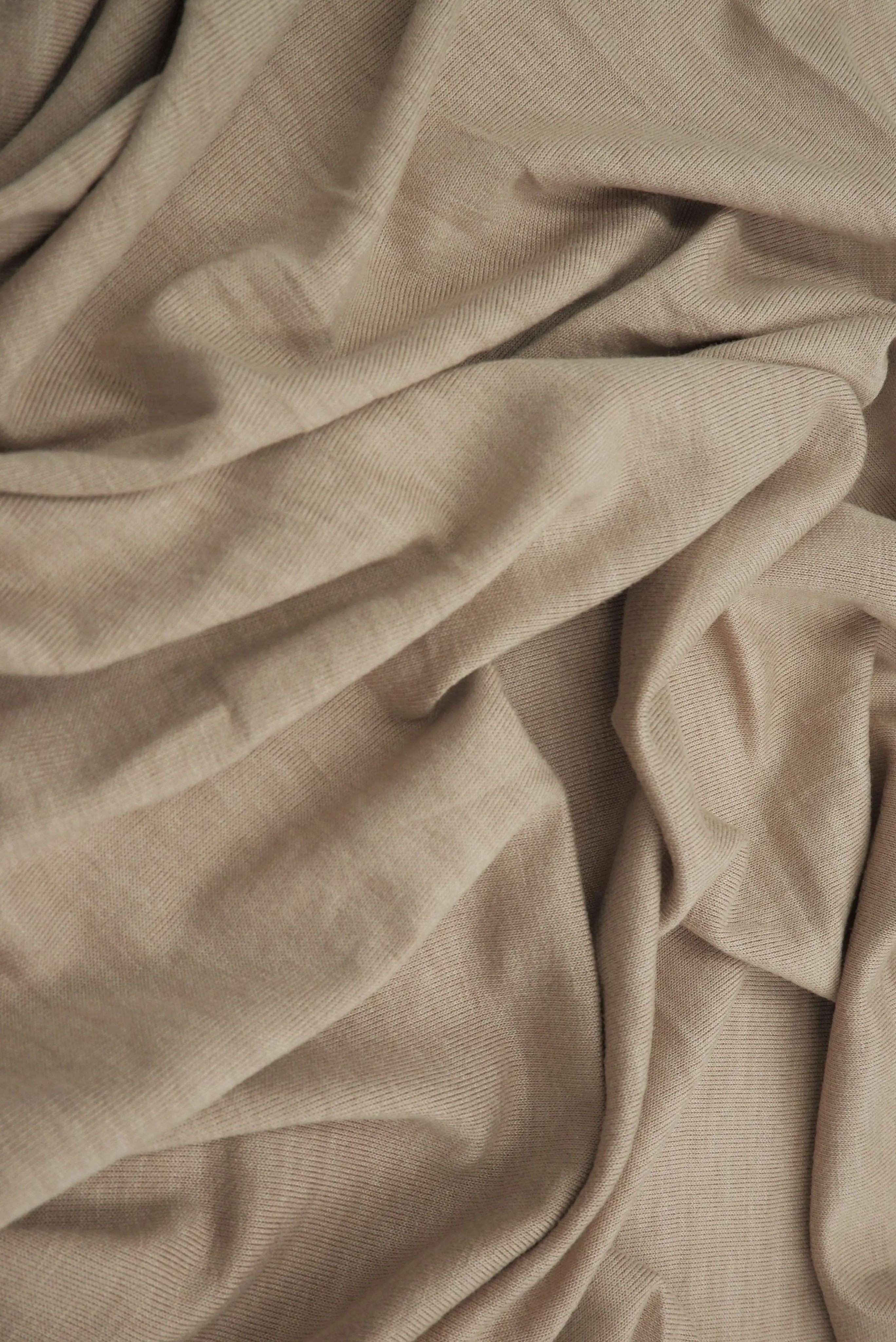 Washed Solid Stretch Knit Fabric - KNT3732