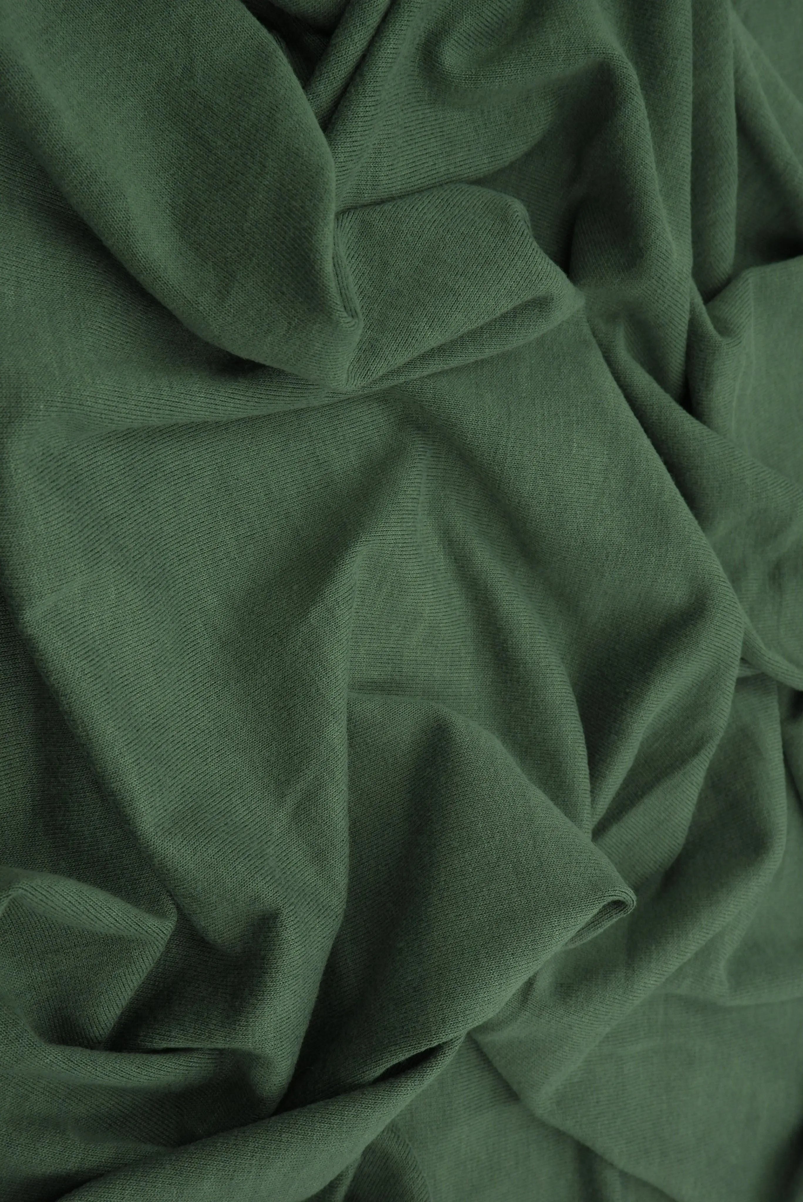 Washed Solid Stretch Knit Fabric - KNT3732