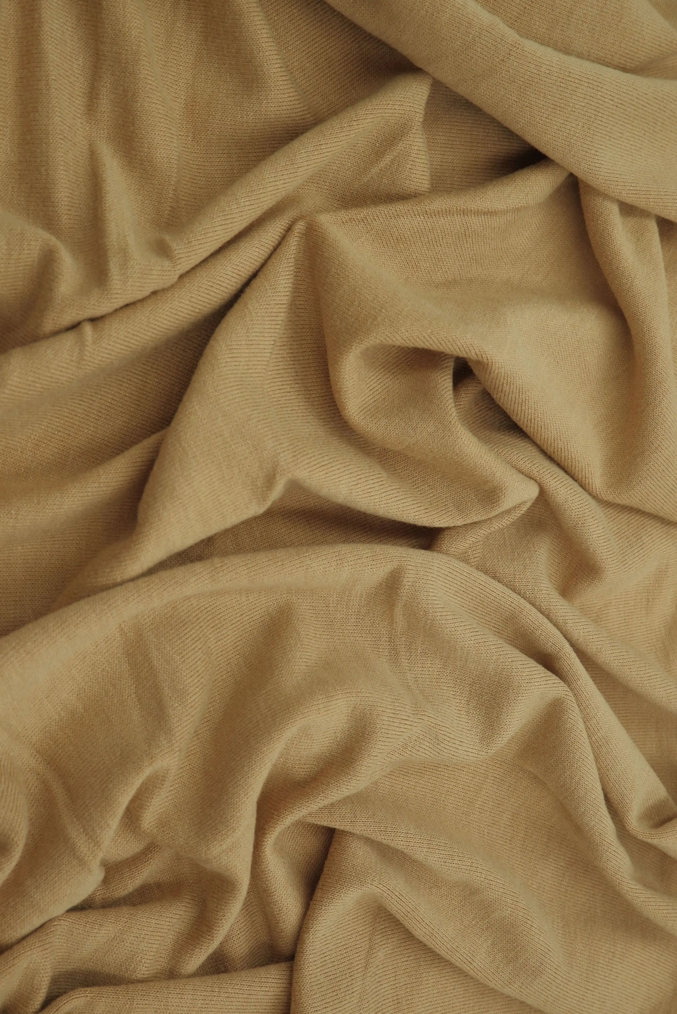Washed Solid Stretch Knit Fabric - KNT3732