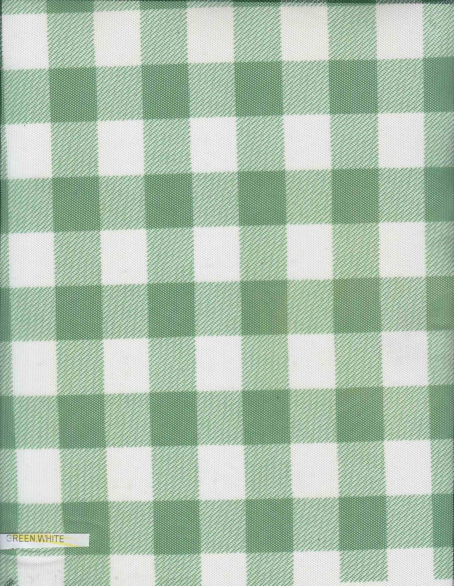 MESH-SE902140 GREEN/WHT BLOUSE BODYSUIT CAMI CHECKERED FLOCKING GINGHAM LOUNGEWEAR MESH PLAID POLYESTER PRINT SPANDEX STRETCH TOPS TUNICS
