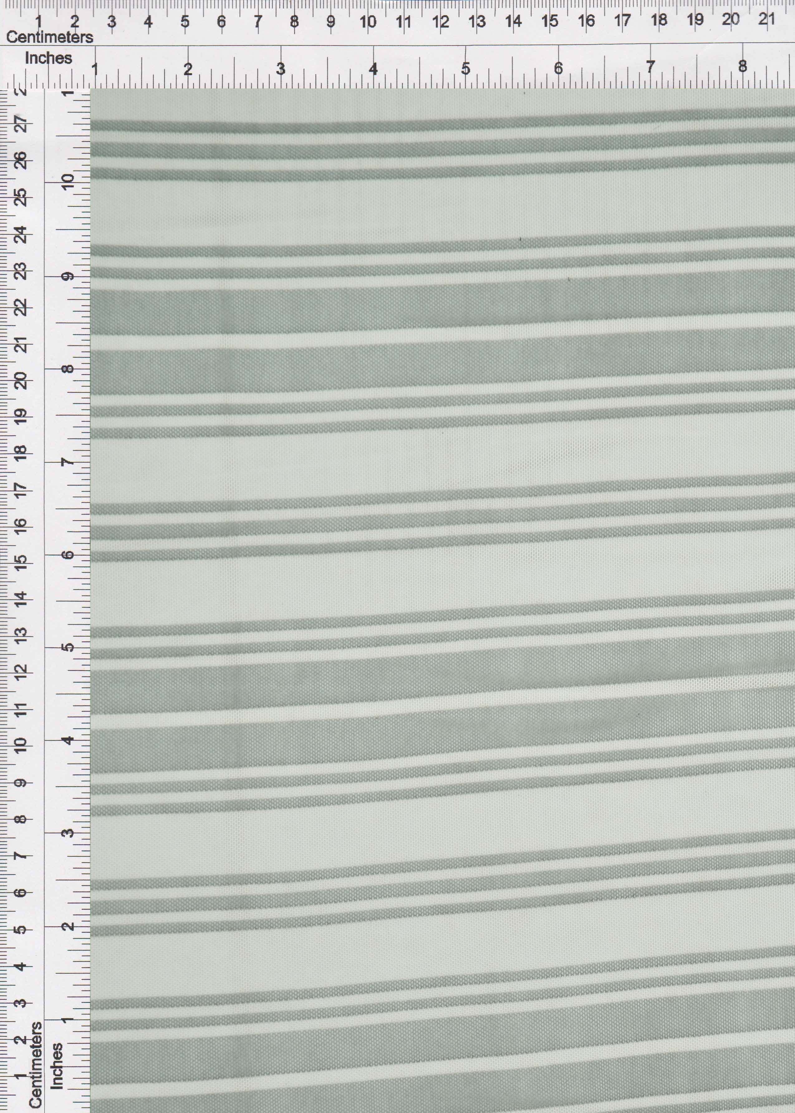 MESH-Q20212 IVORY/SILVER BLOUSE BODYSUIT CAMI FLOCKING HORIZONTAL STRIPE LOUNGEWEAR MESH POLYESTER PRINT SPANDEX STRETCH TOPS TUNICS