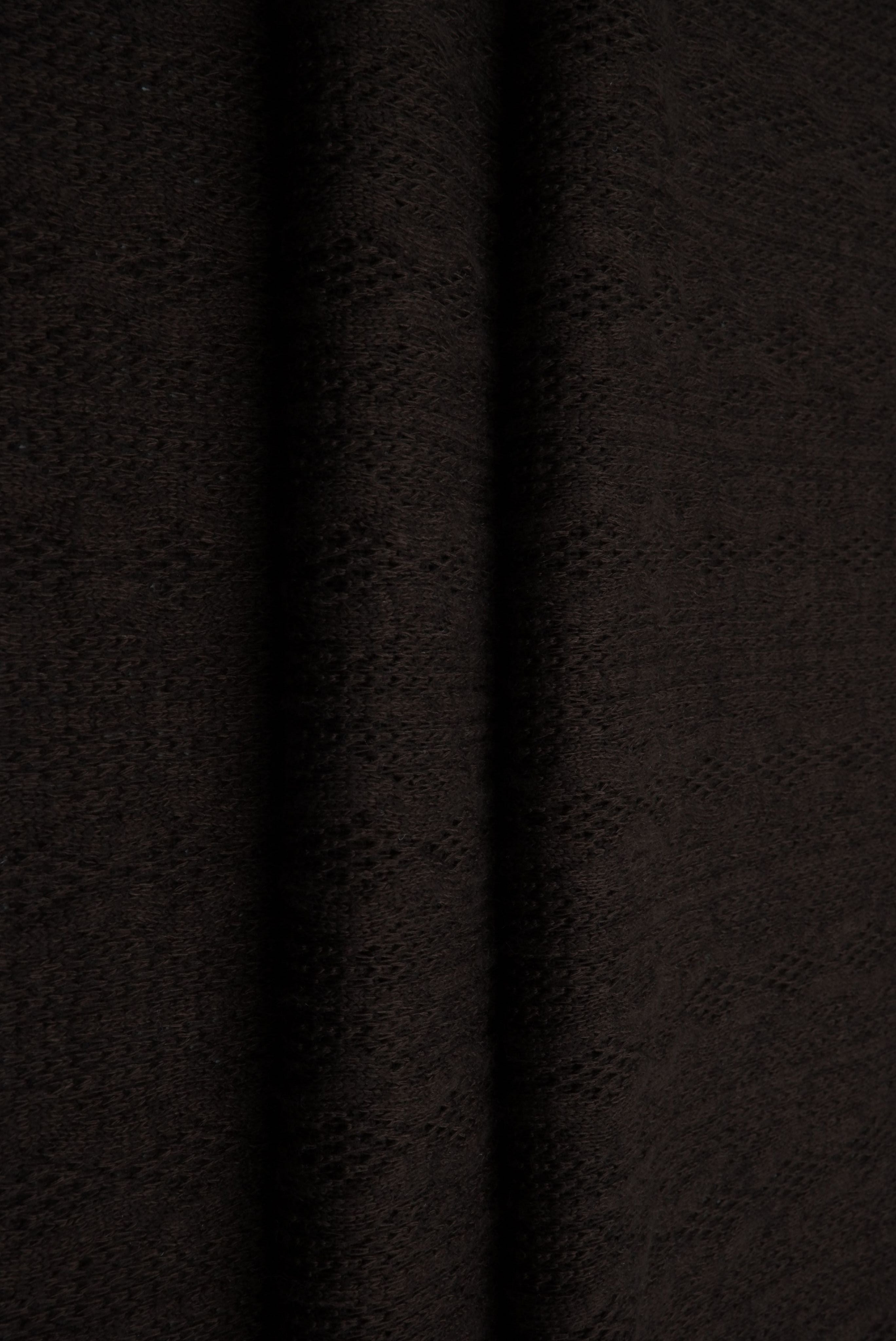 KNT4422 BROWN DK BOTTOMS BROWN CAMI DRESS JACQUARD KNIT NO-PRINT OUTERWEAR POLYESTER SOLID SPANDEX STRETCH SWEATER TUNICS