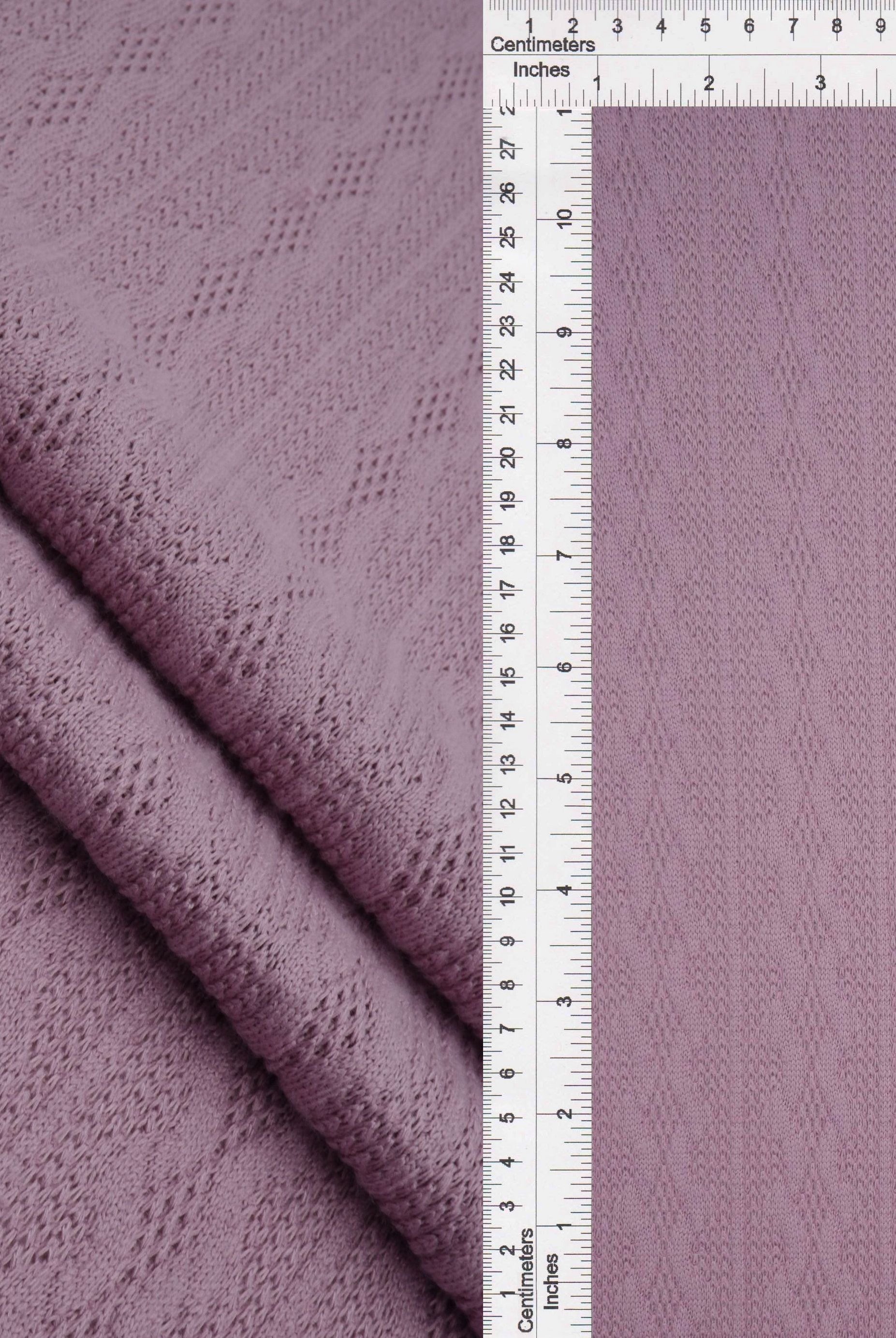 KNT4422 PURPLE VINTAGE BOTTOMS CAMI DRESS JACQUARD KNIT NO-PRINT OUTERWEAR POLYESTER PURPLE SOLID SPANDEX STRETCH SWEATER TUNICS