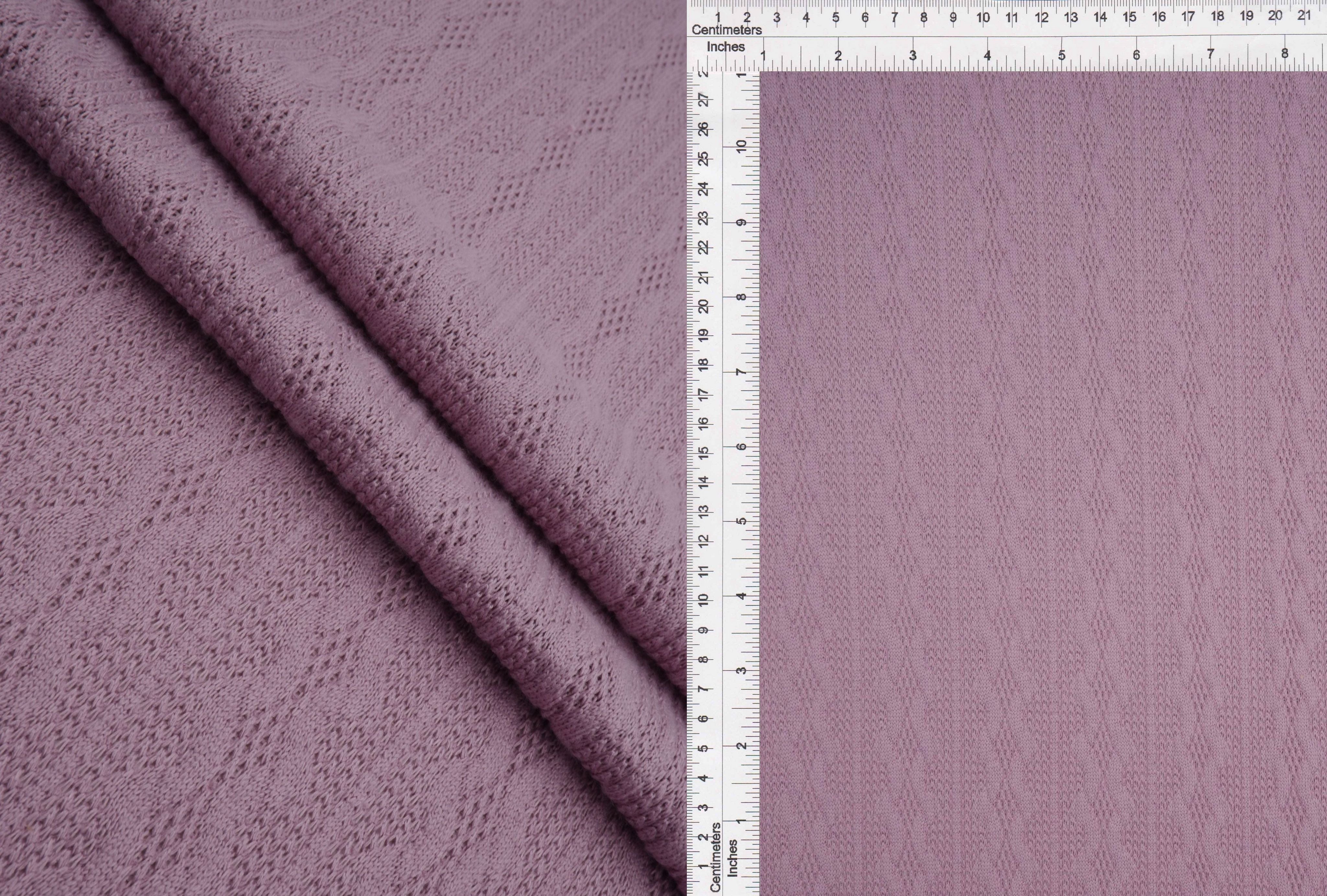 KNT4422 PURPLE VINTAGE BOTTOMS CAMI DRESS JACQUARD KNIT NO-PRINT OUTERWEAR POLYESTER PURPLE SOLID SPANDEX STRETCH SWEATER TUNICS