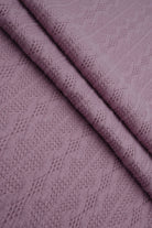 KNT4422 PURPLE VINTAGE BOTTOMS CAMI DRESS JACQUARD KNIT NO-PRINT OUTERWEAR POLYESTER PURPLE SOLID SPANDEX STRETCH SWEATER TUNICS