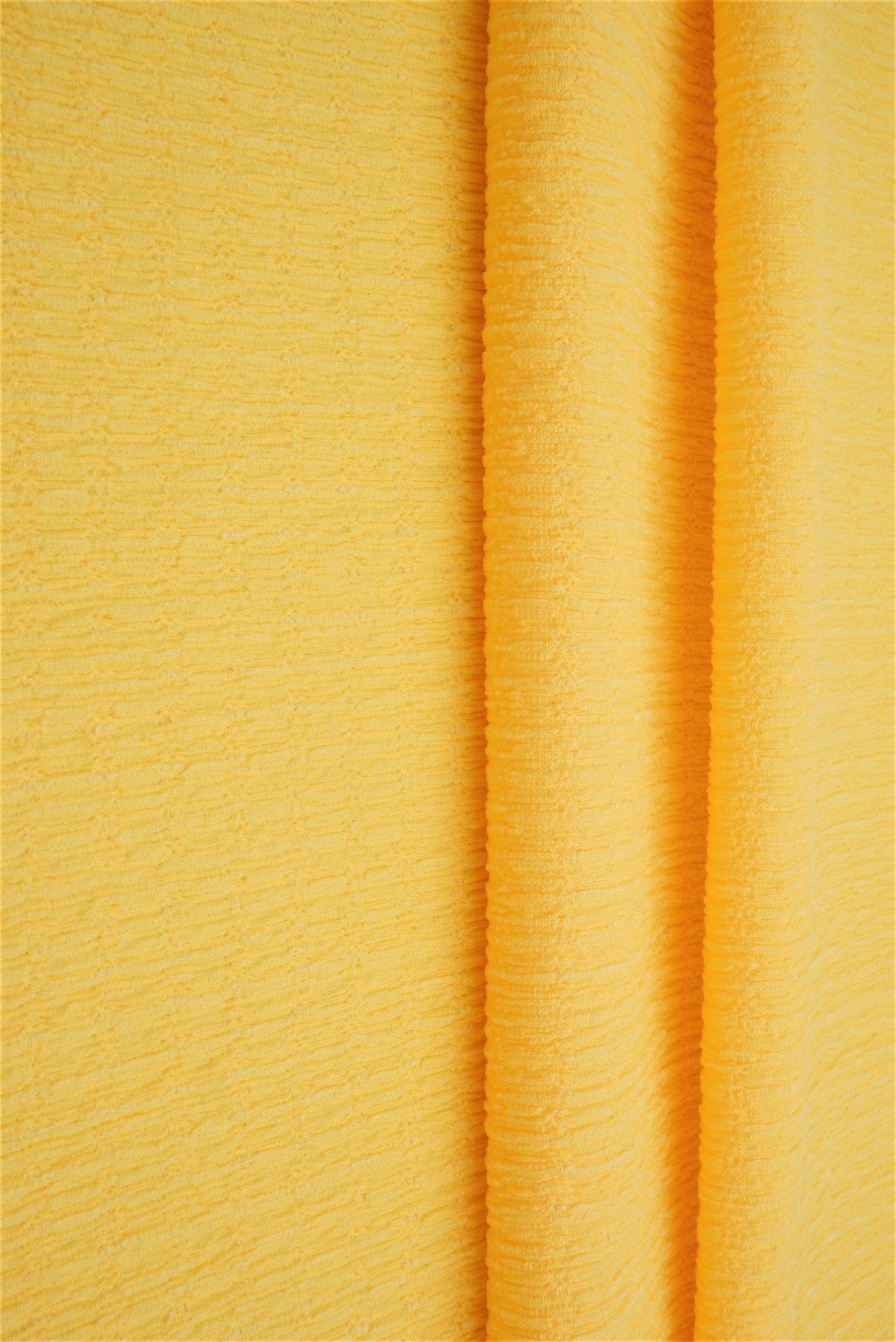 Crinkle Jersey Solid Knit Fabric - KNT4455