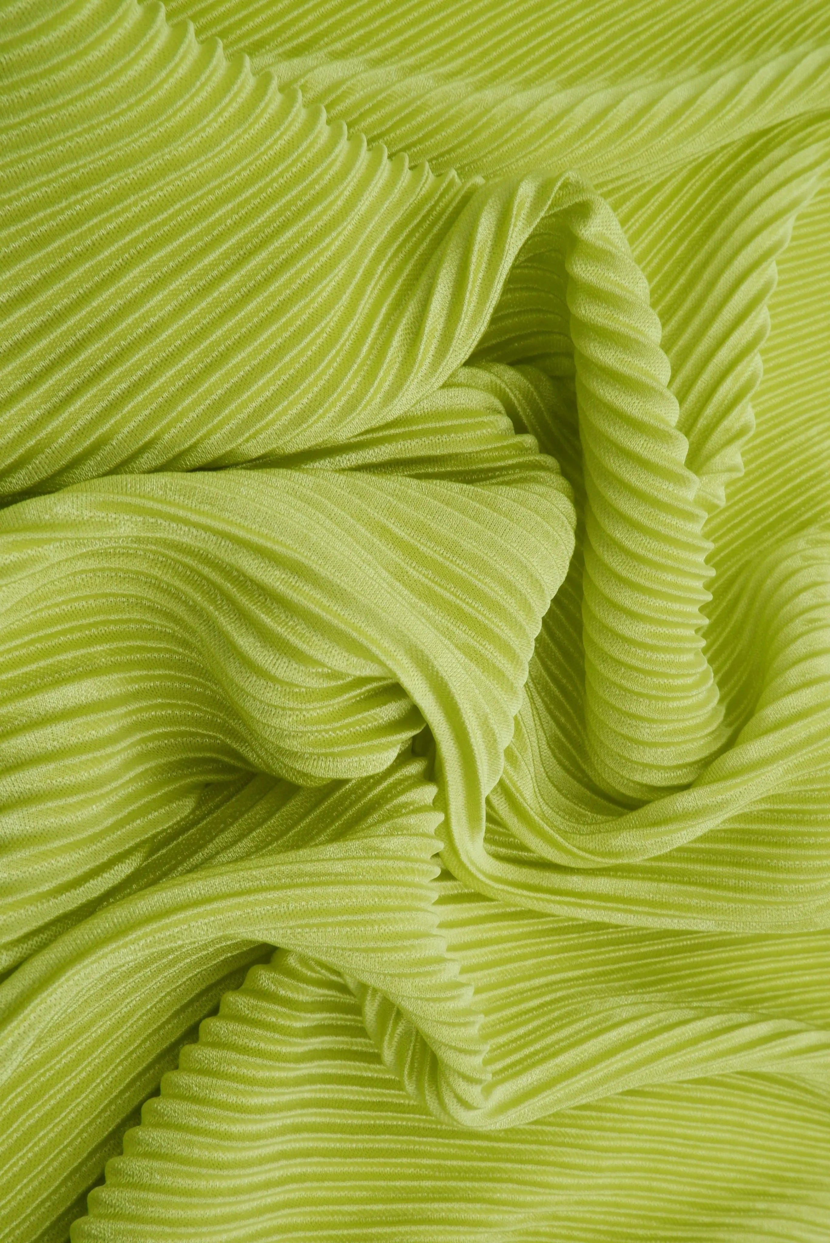 Bodre Interlock Pleated Solid Knit Fabric - KNT3696