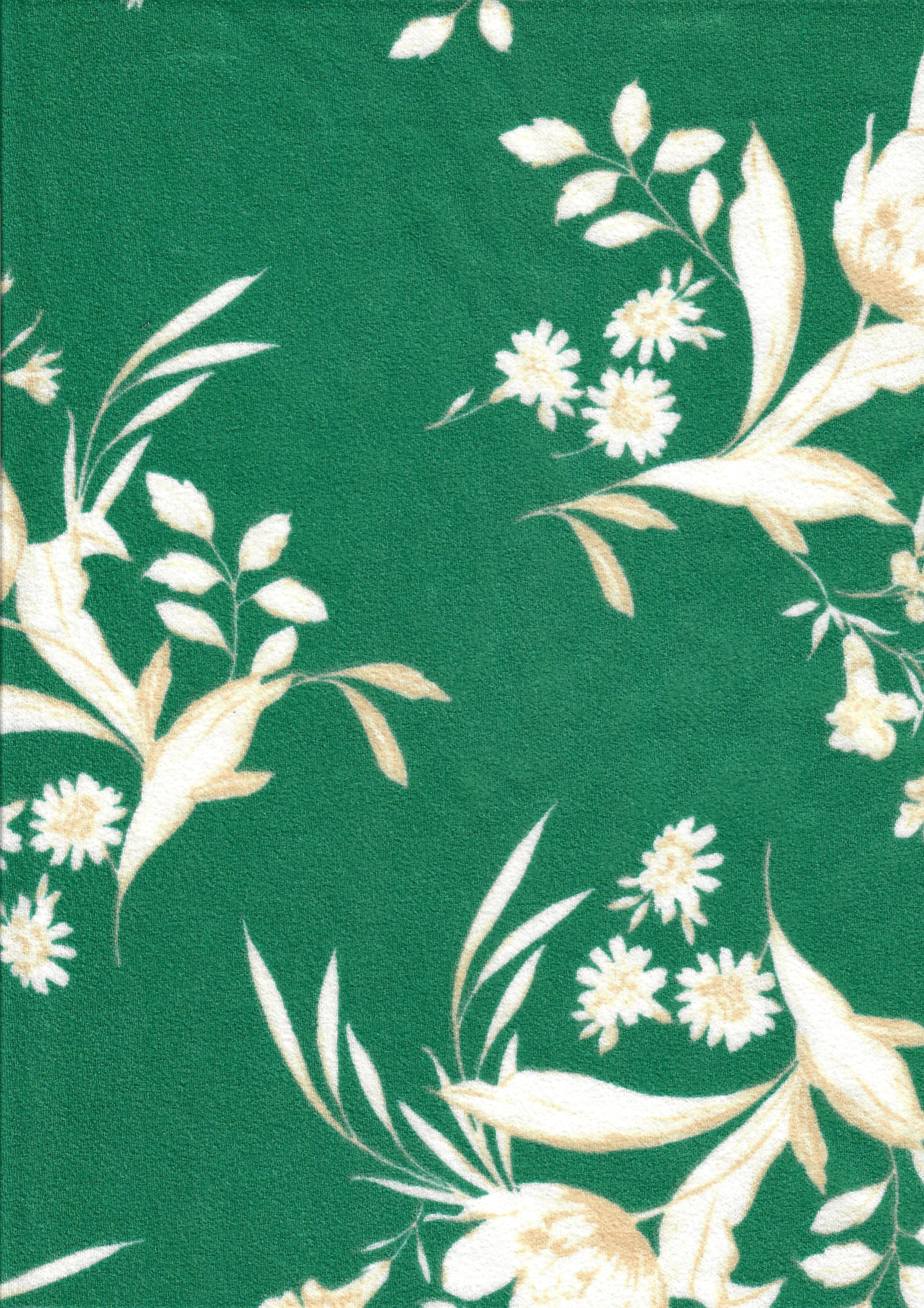 KNT3971-MS11058 GREEN FLOWER BLOUSE BODYSUIT BOTTOMS CAMI DRESS FLORAL GREEN KNIT PANTS POLYESTER PRINT SKIRTS SPANDEX STRETCH TOPS