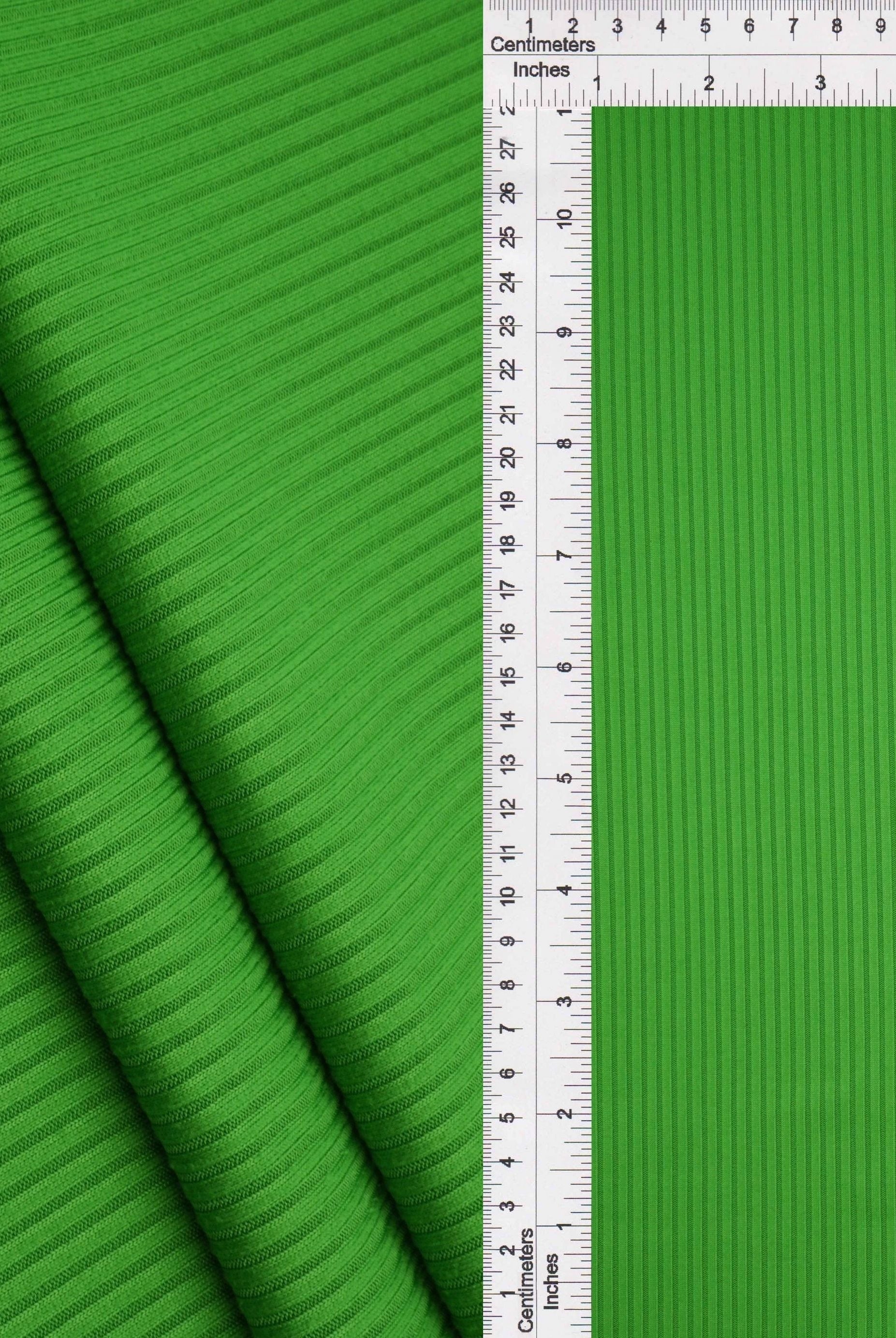 Rib Solid Stretch Knit Fabric - KNT4151