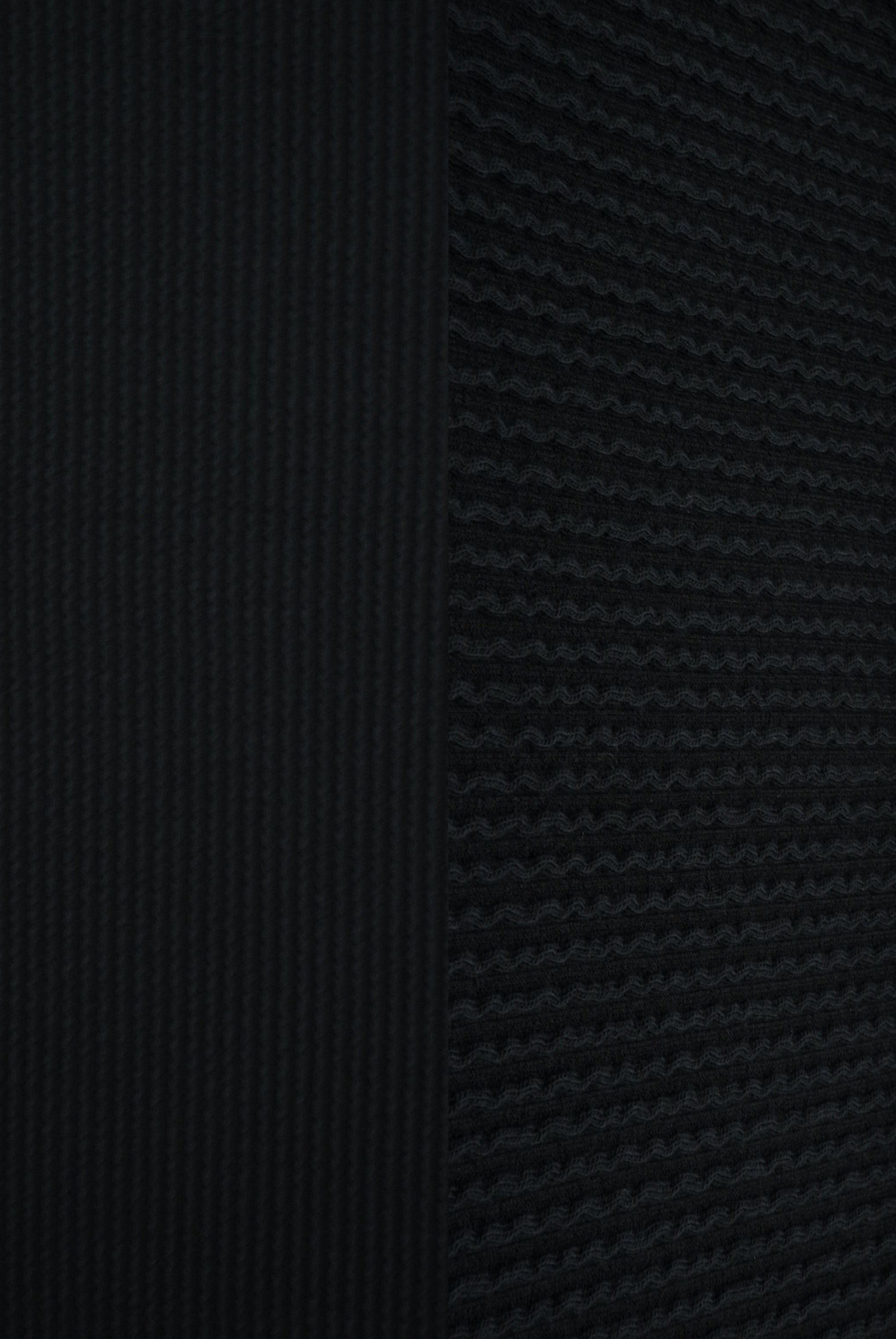 Jacquard Double Knit Rib Stretch Fabric - KNT4463