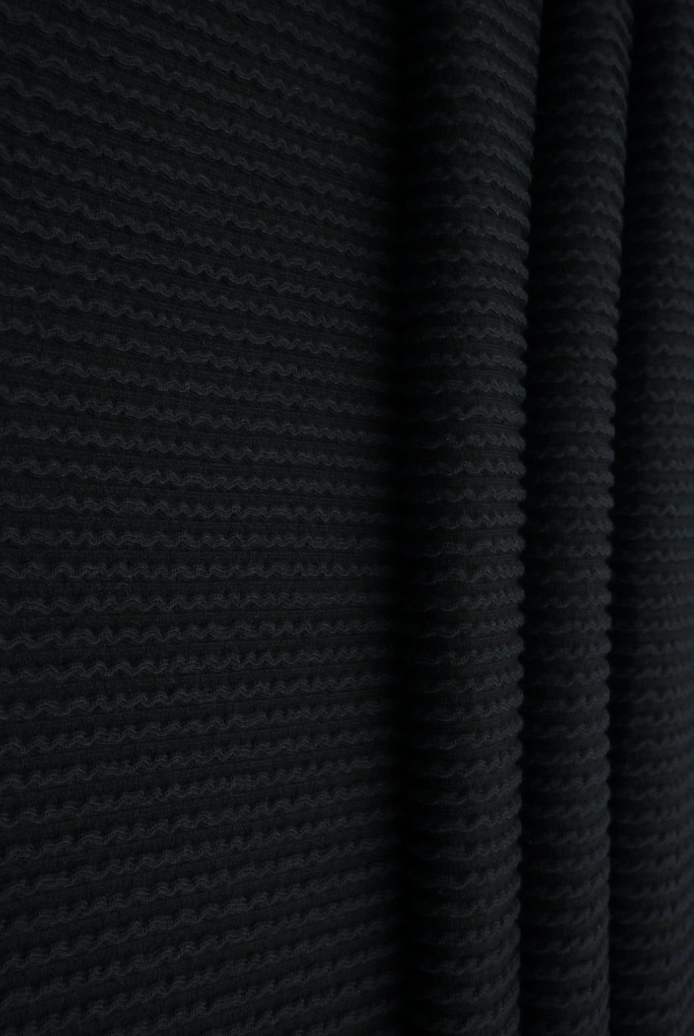 KNT4463 BLACK BLACK BODYSUIT BOTTOMS CAMI DOUBLE KNIT DRESS JACQUARD LOUNGEWEAR NO-PRINT PANTS POLYESTER RAYON RIB SOLID SPANDEX STRETCH SWEATER T-SHIRT URBAN