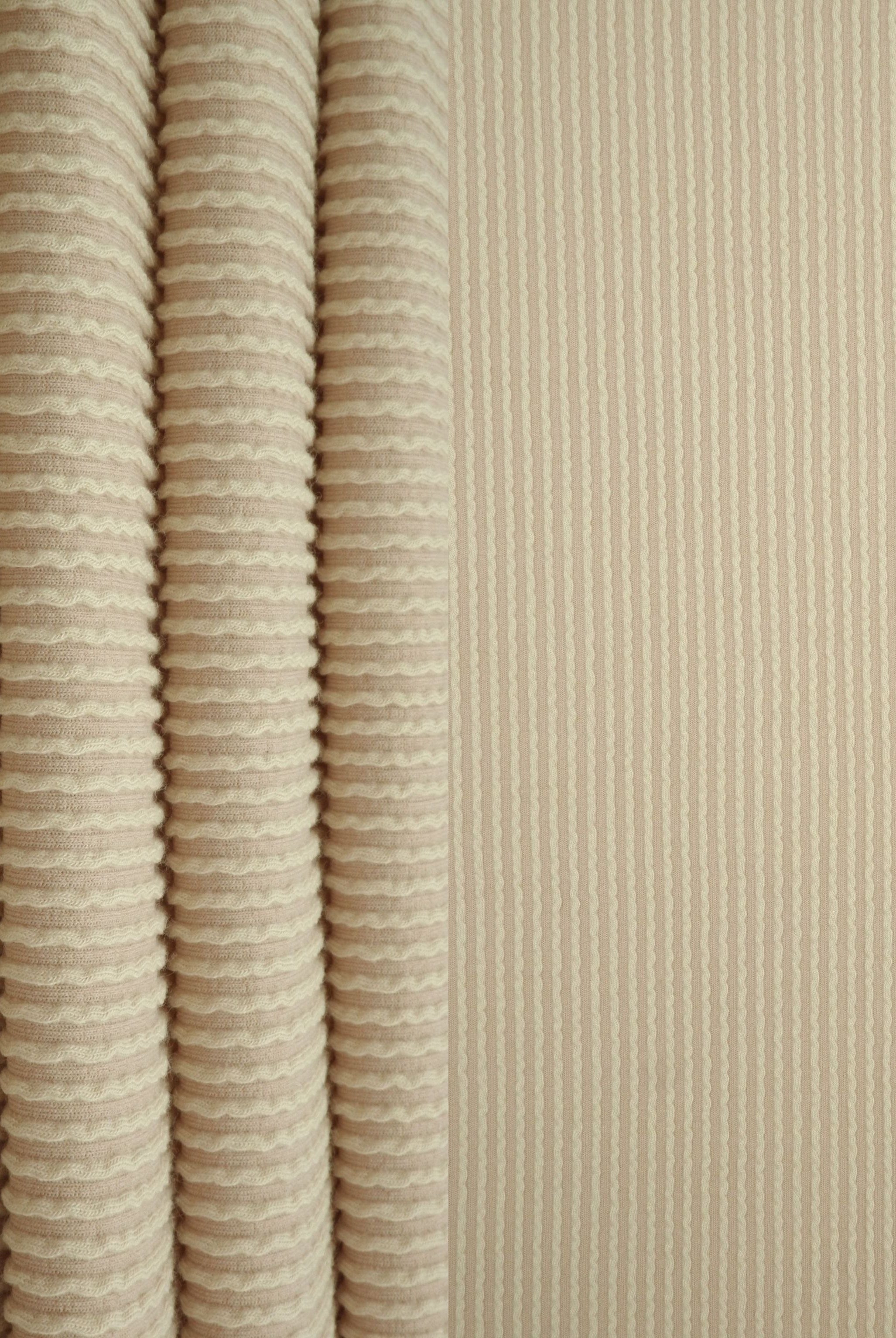 Jacquard Double Knit Rib Stretch Fabric - KNT4463