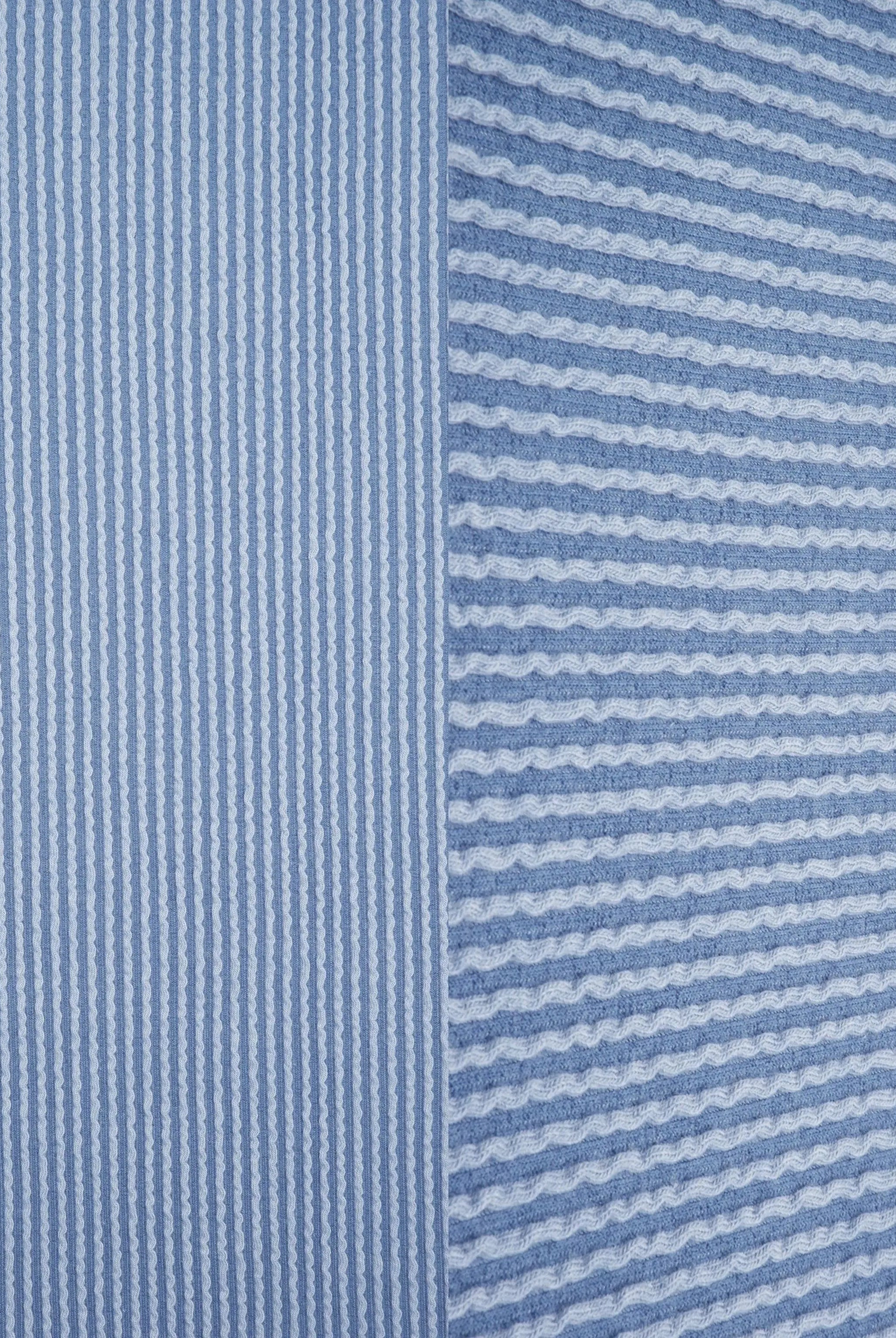 KNT4463 DENIM VINTAGE BLUE BODYSUIT BOTTOMS CAMI DOUBLE KNIT DRESS JACQUARD LOUNGEWEAR NO-PRINT PANTS POLYESTER RAYON RIB SOLID SPANDEX STRETCH SWEATER T-SHIRT URBAN