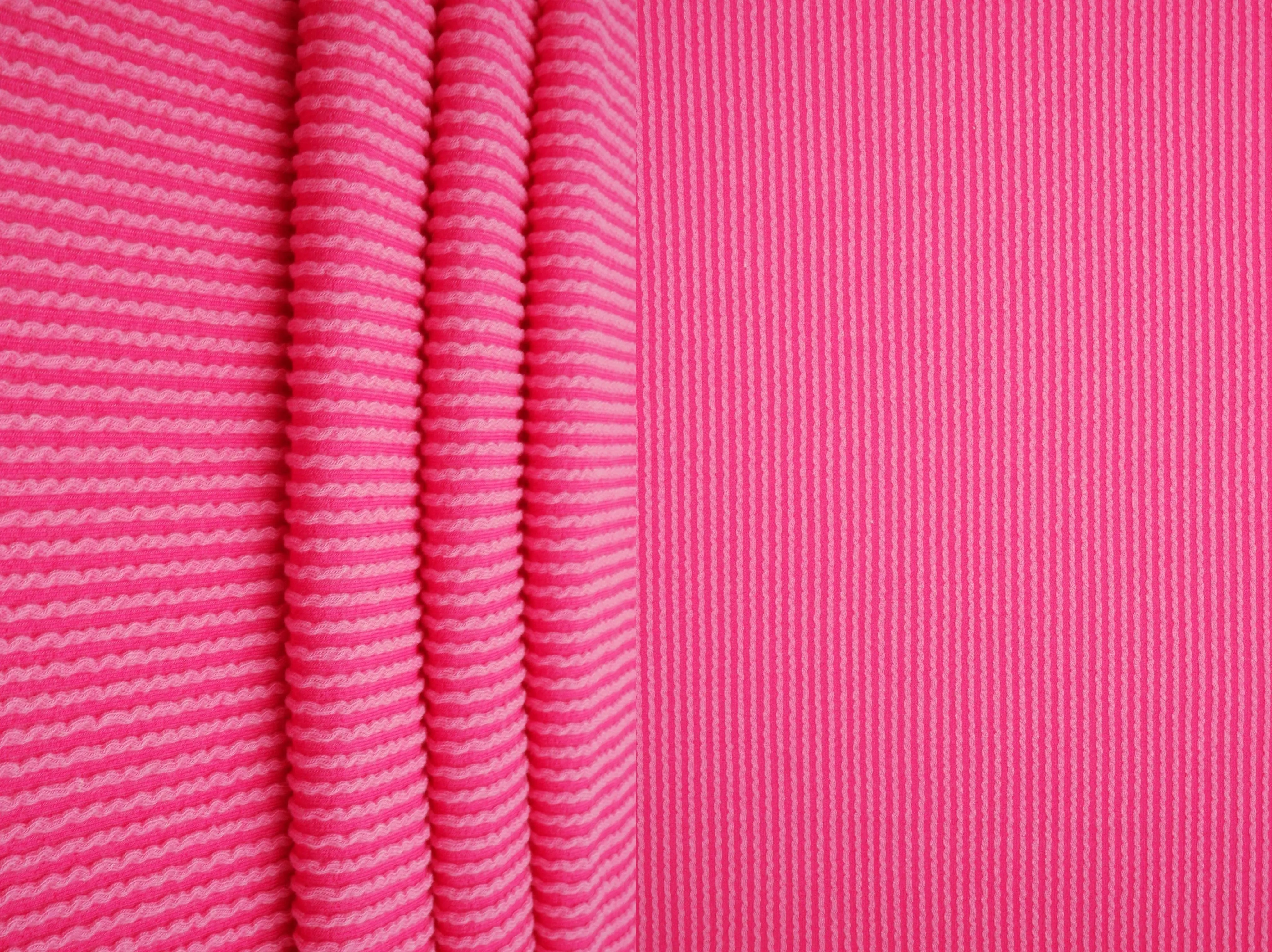 KNT4463 PINK HOT BODYSUIT BOTTOMS CAMI DOUBLE KNIT DRESS FUSCHIA JACQUARD LOUNGEWEAR NO-PRINT PANTS PINK POLYESTER RAYON RIB SOLID SPANDEX STRETCH SWEATER T-SHIRT URBAN