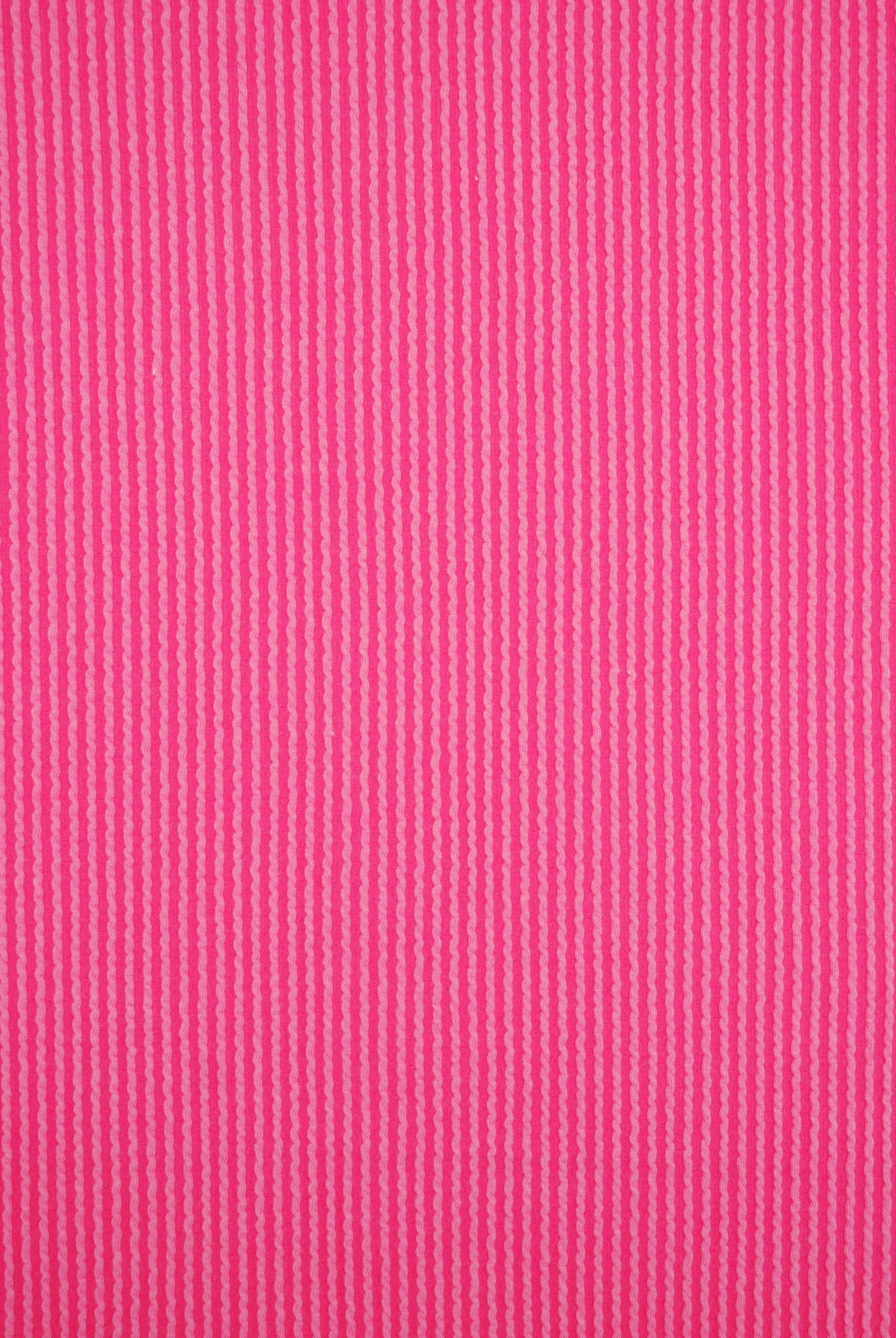 Jacquard Double Knit Rib Stretch Fabric - KNT4463