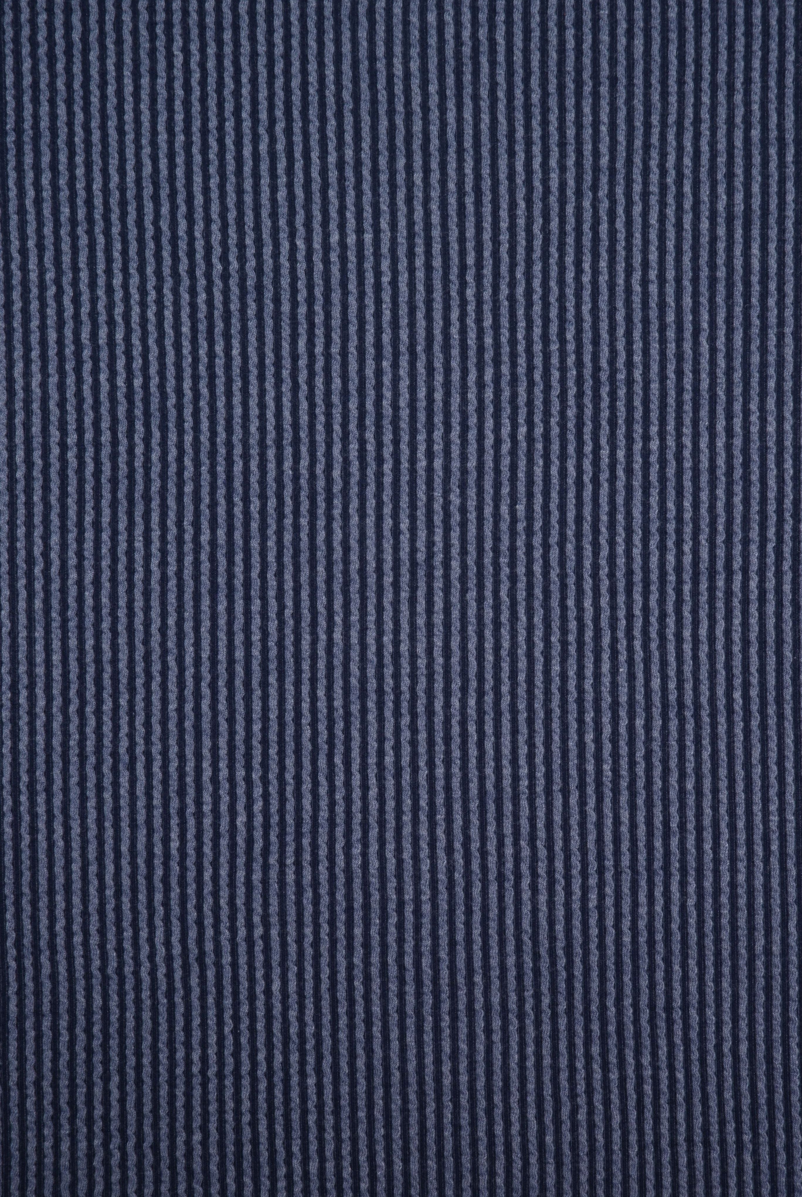 Jacquard Double Knit Rib Stretch Fabric - KNT4463