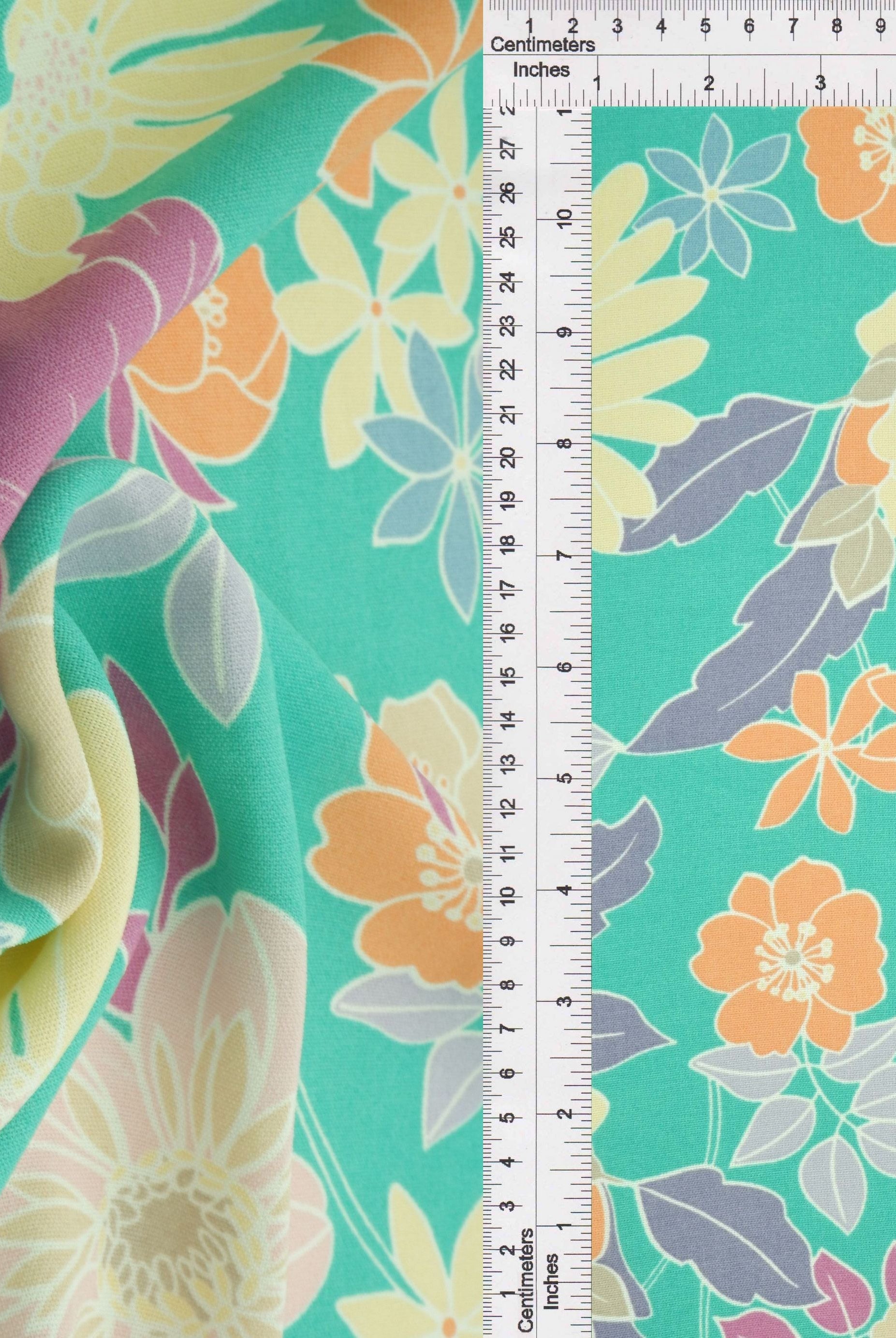 POP4178-MS11067 JADE FLOWER AIRFLOW BLOUSE BLUE BODYSUIT BOTTOMS CAMI CEY DRESS FLORAL LOUNGEWEAR PANTS PEACH PINK POLYESTER PRINT SKIRTS SUBLIMATION TOPS WOVEN