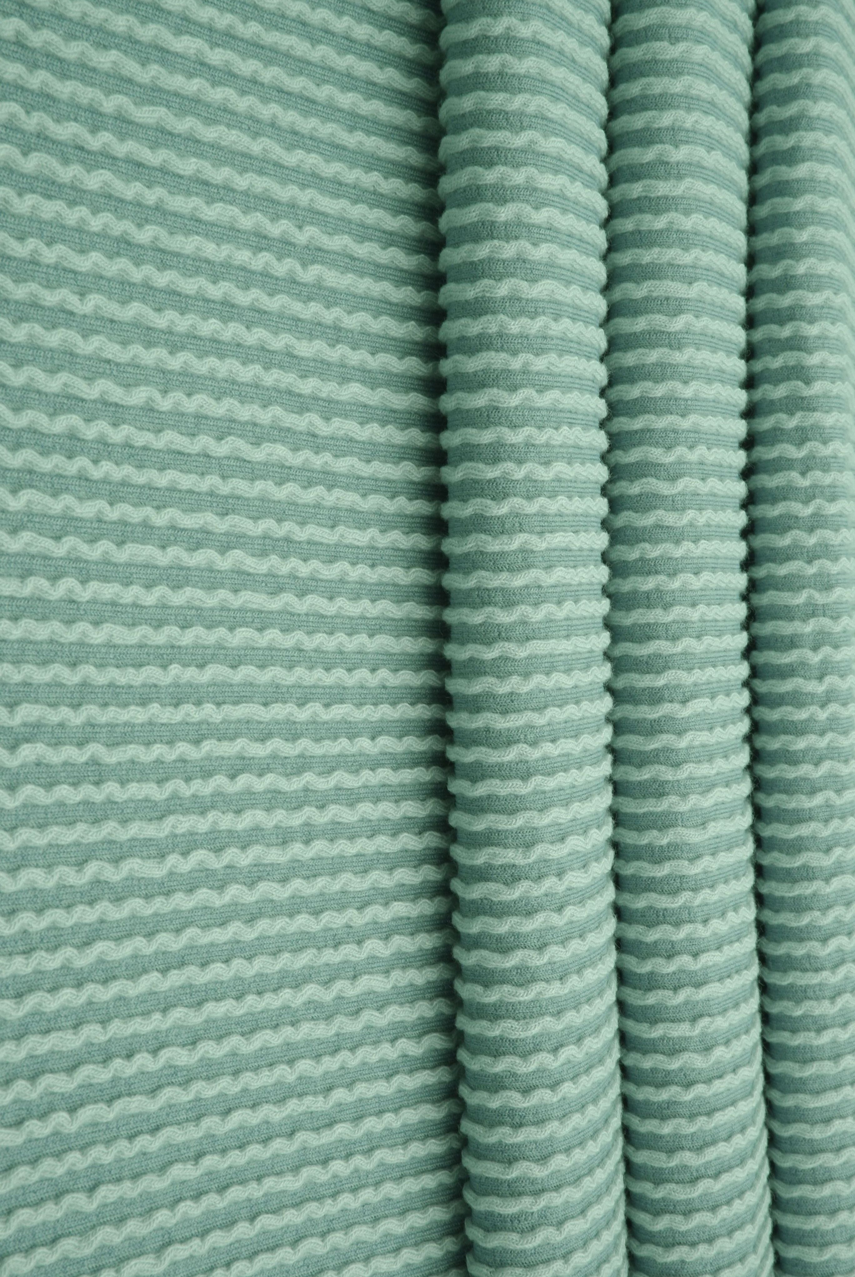 Jacquard Double Knit Rib Stretch Fabric - KNT4463