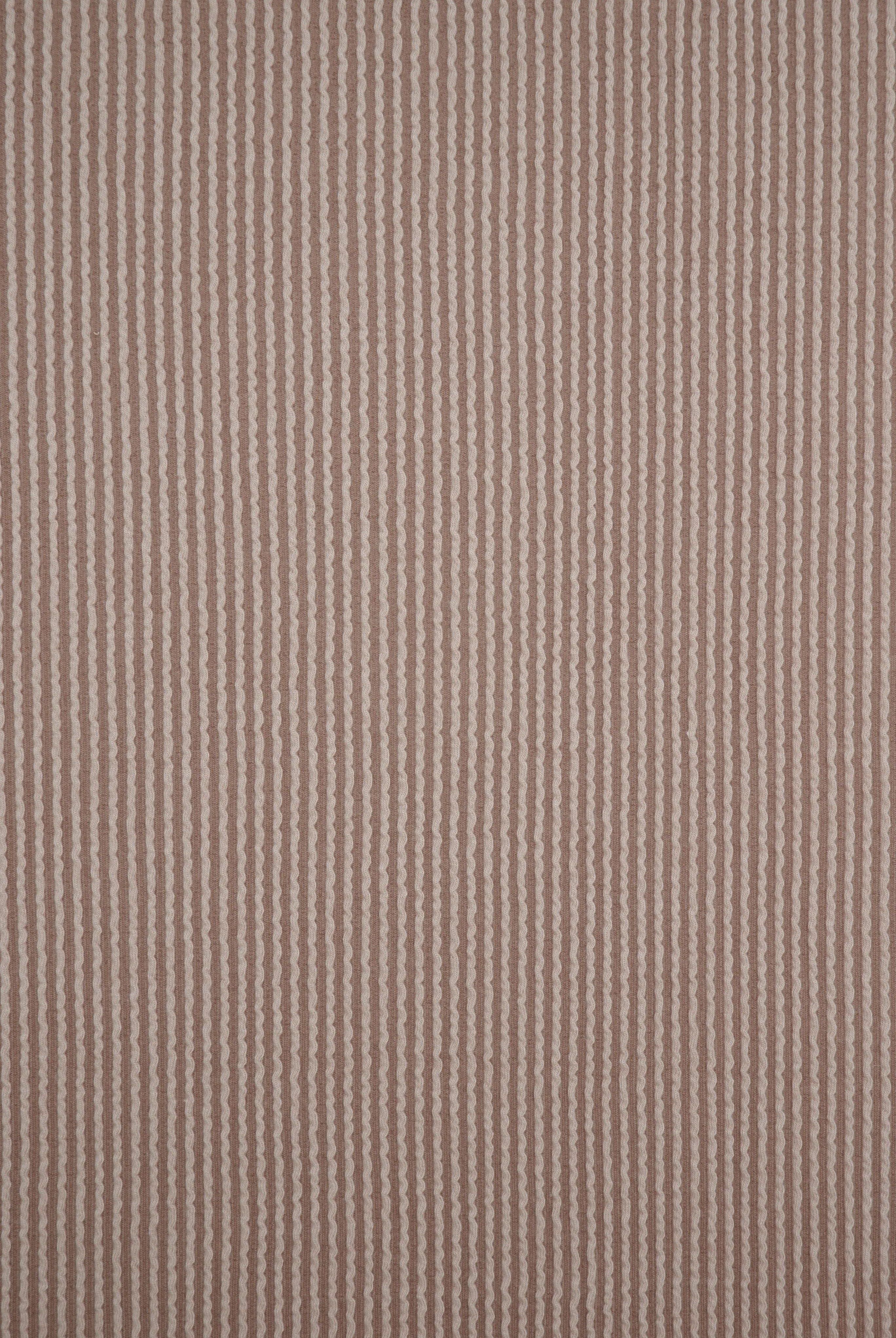 Jacquard Double Knit Rib Stretch Fabric - KNT4463