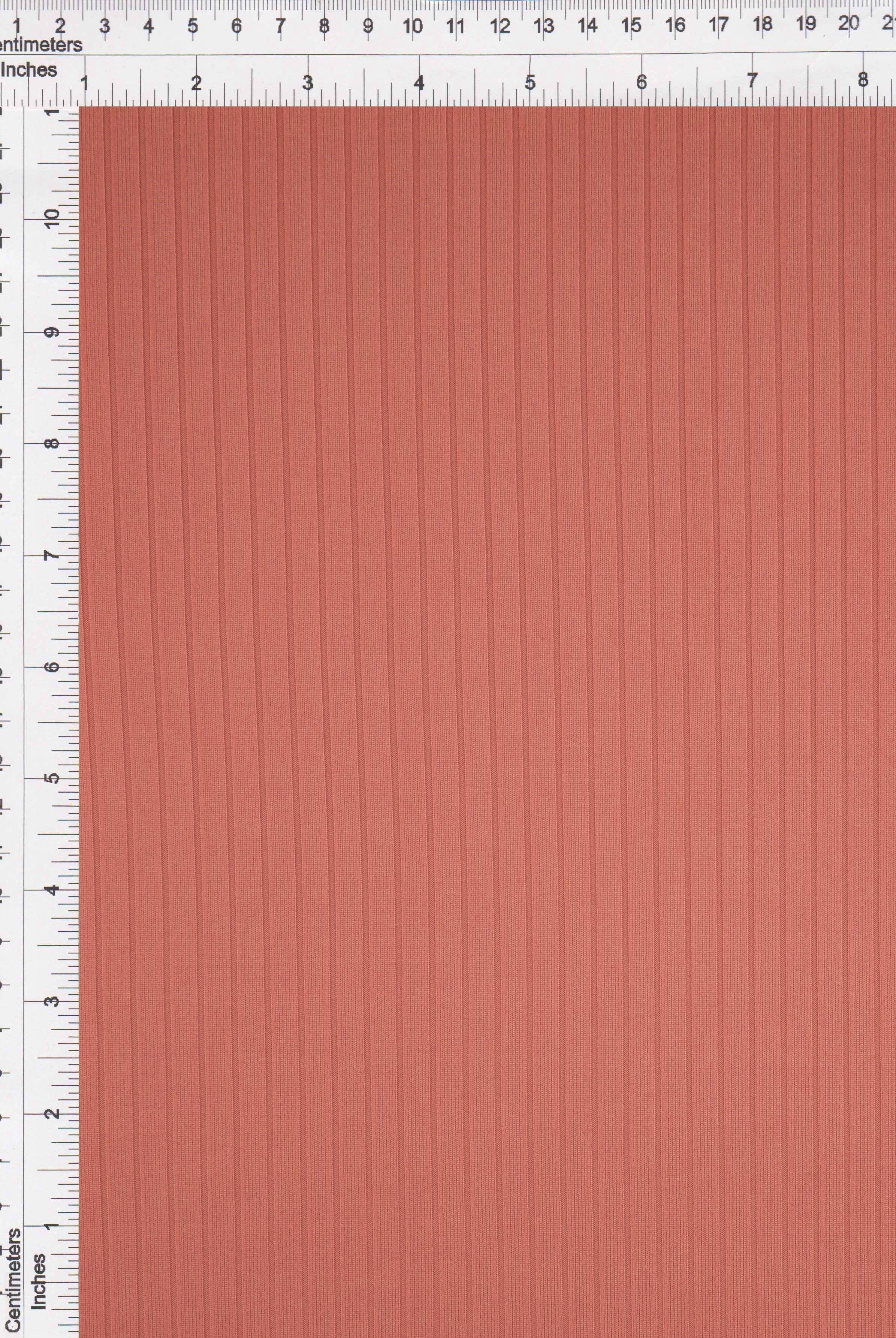 Rib Solid Stretch Knit Fabric - KNT4135