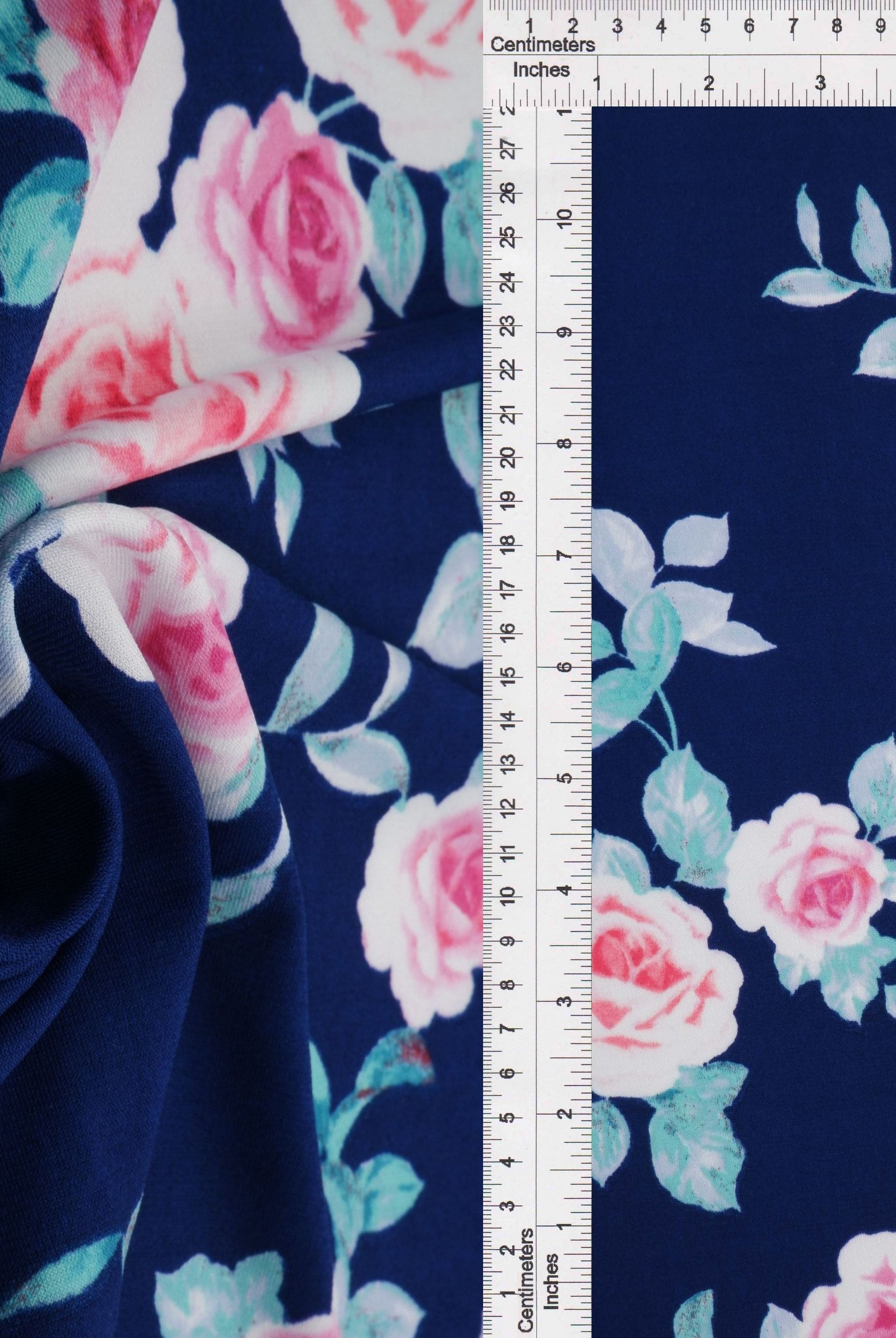 ITY-MS11116B NAVY FLOWER ACTIVEWEAR BIKER SHORTS BLOUSE BODYSUIT BOTTOMS DRESS FLORAL ITY KOREAN KNIT LOUNGEWEAR PANTS POLYESTER PRINT SKIRTS SPANDEX TOPS TUNICS