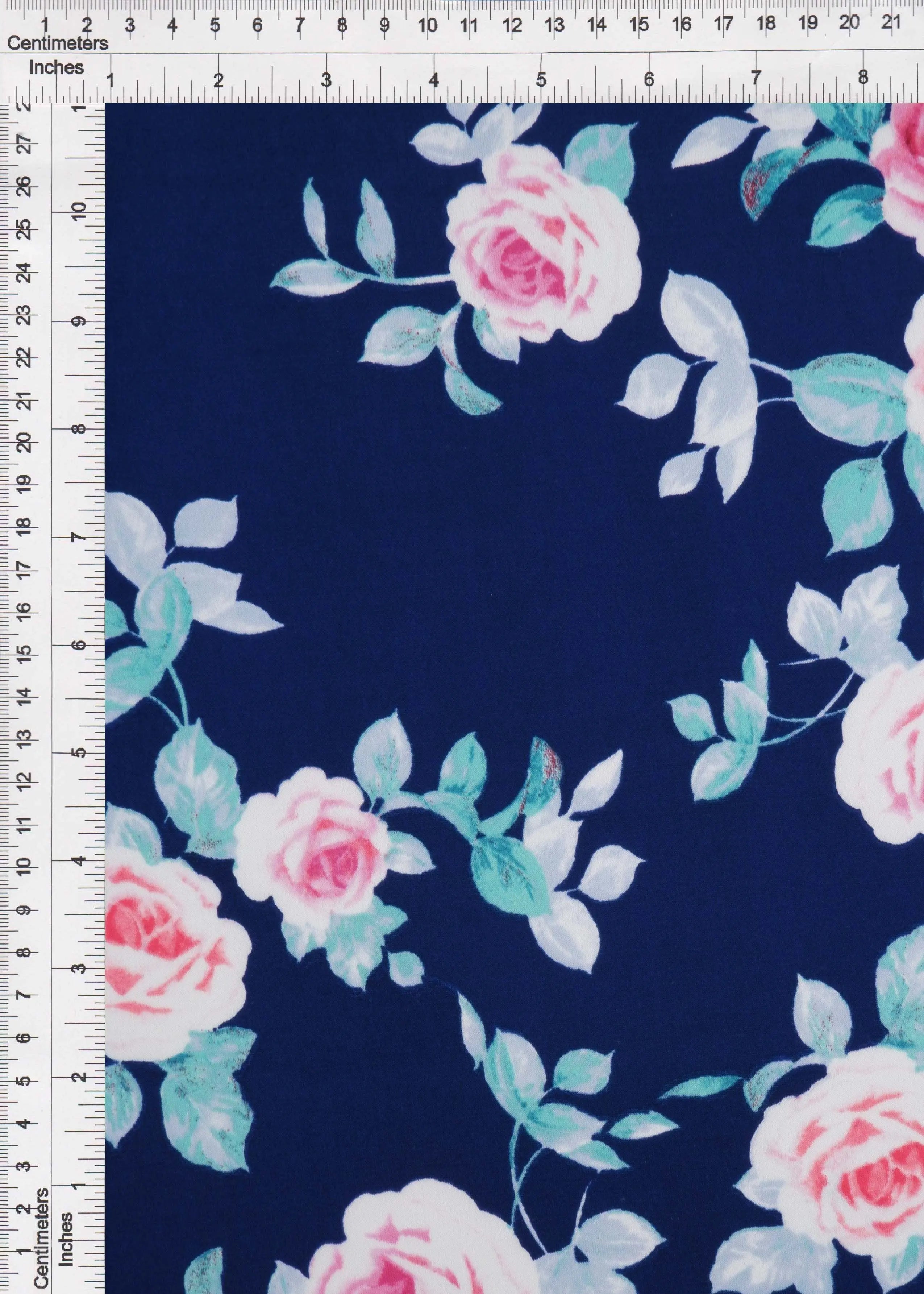 ITY-MS11116B NAVY FLOWER ACTIVEWEAR BIKER SHORTS BLOUSE BODYSUIT BOTTOMS DRESS FLORAL ITY KOREAN KNIT LOUNGEWEAR PANTS POLYESTER PRINT SKIRTS SPANDEX TOPS TUNICS