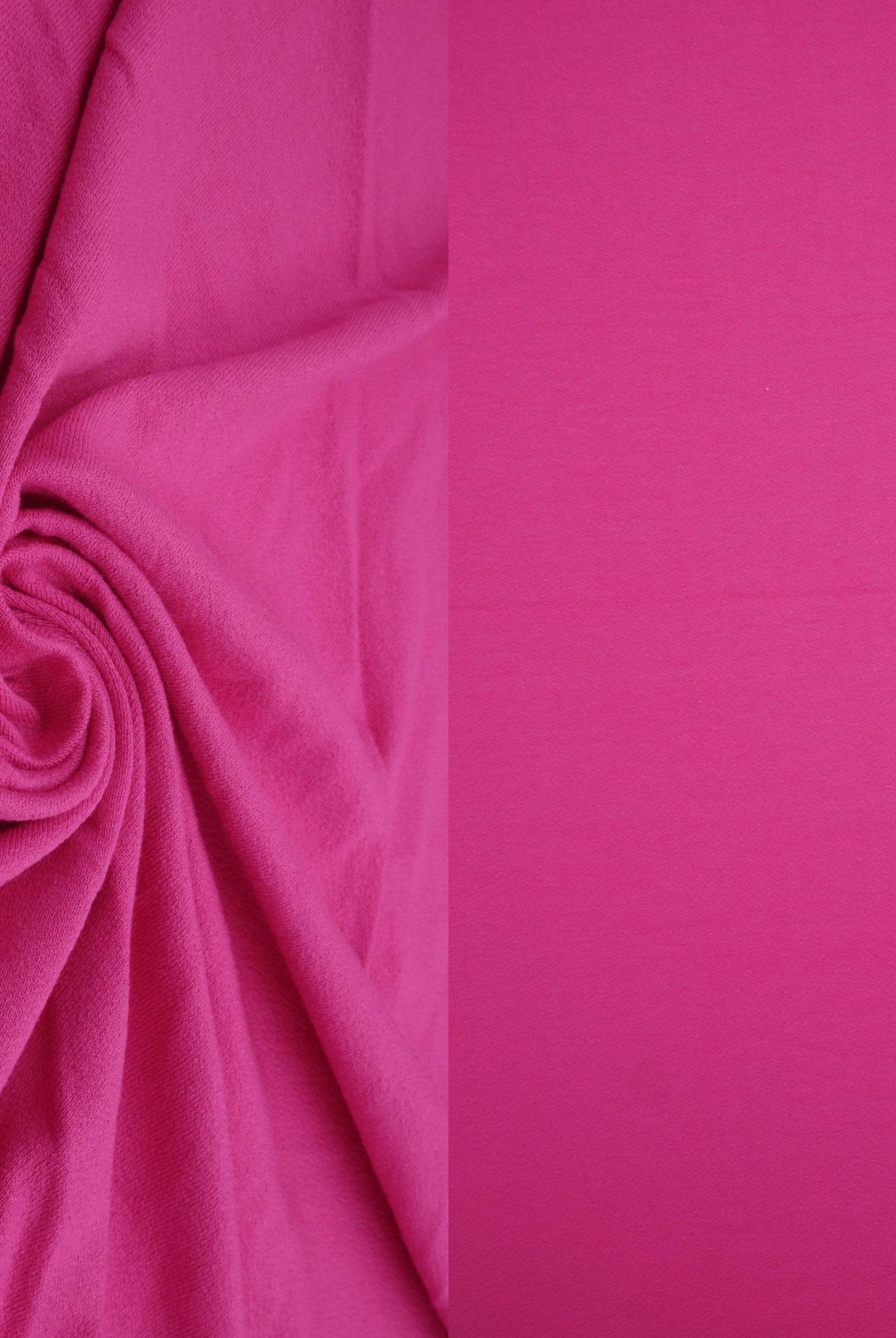 KNT4465 HOT FUSCHIA BLOUSE BOTTOMS CAMI CREPE DRESS KNIT NO-PRINT OUTERWEAR PANTS RAYON SKIRTS SOLID-B SPANDEX STRETCH T-SHIRT TOPS TUNICS VISCOSE