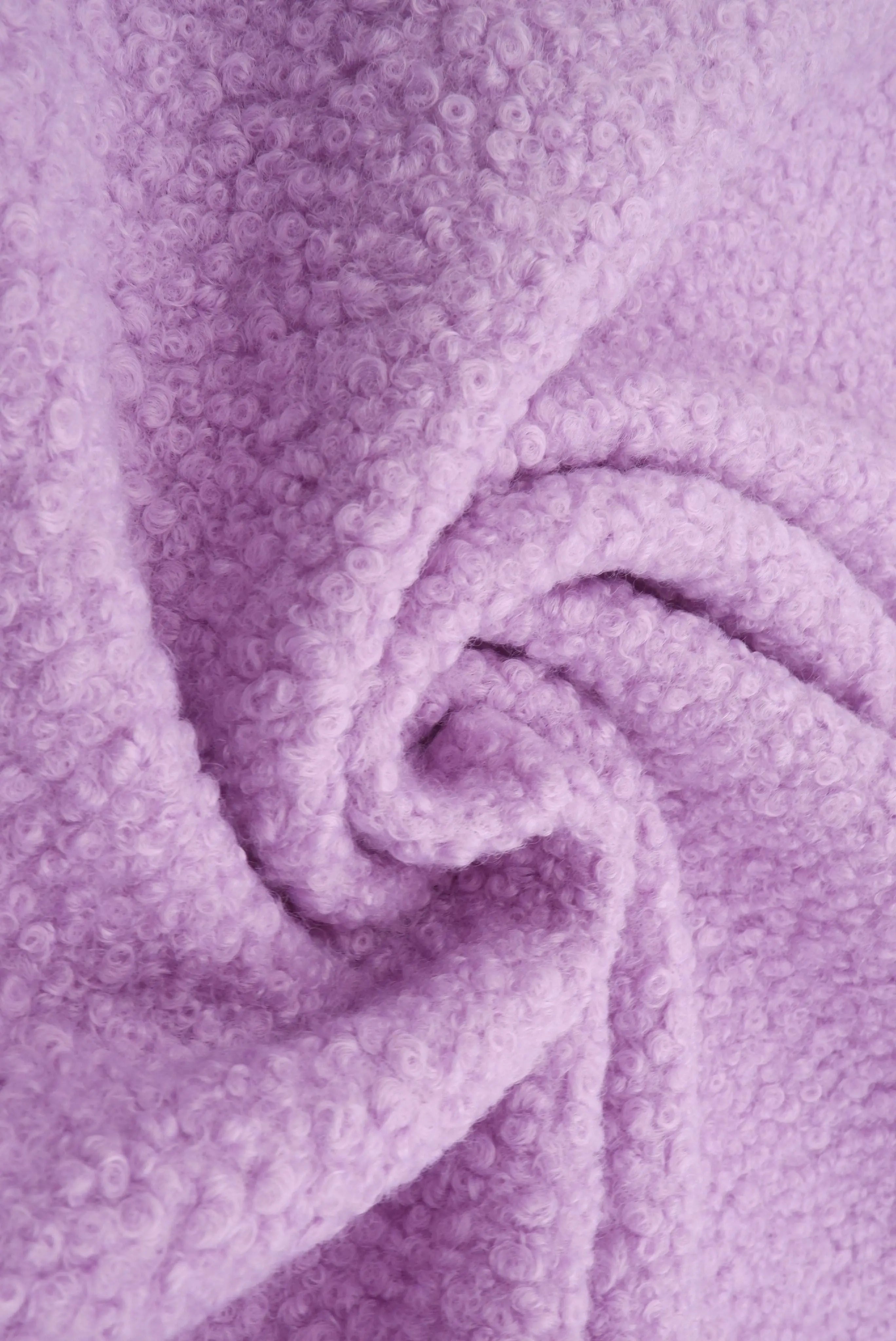 Fake Wool Two-Tone Stretch Knit Fabric - KNT4136