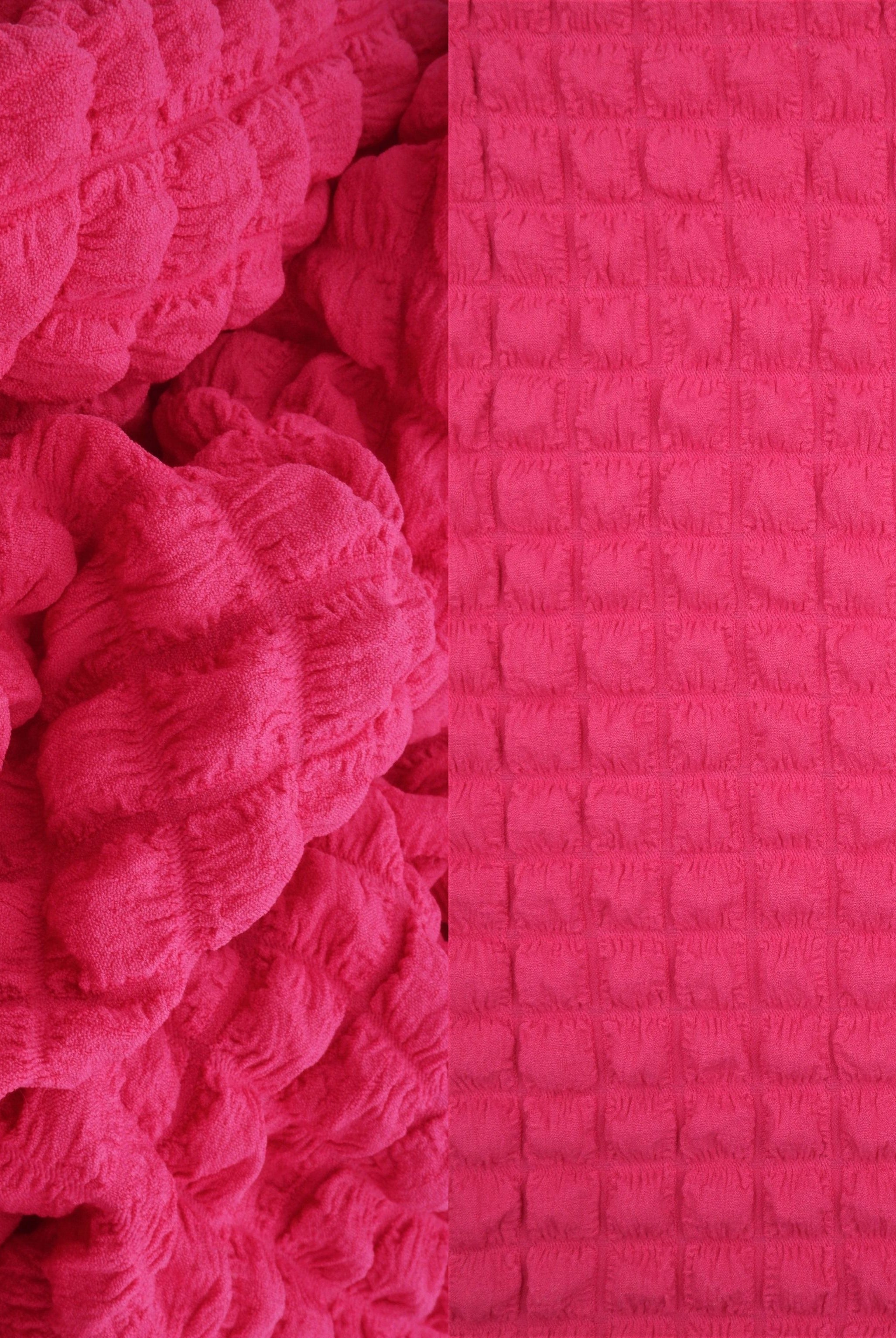 CRP4461 PINK HOT BLOUSE BODYSUIT BOTTOMS CAMI DRESS JACQUARD NO-PRINT NON STRETCH PANTS PINK POLYESTER SKIRTS SOLID SPANDEX TOPS TUNICS WOVEN