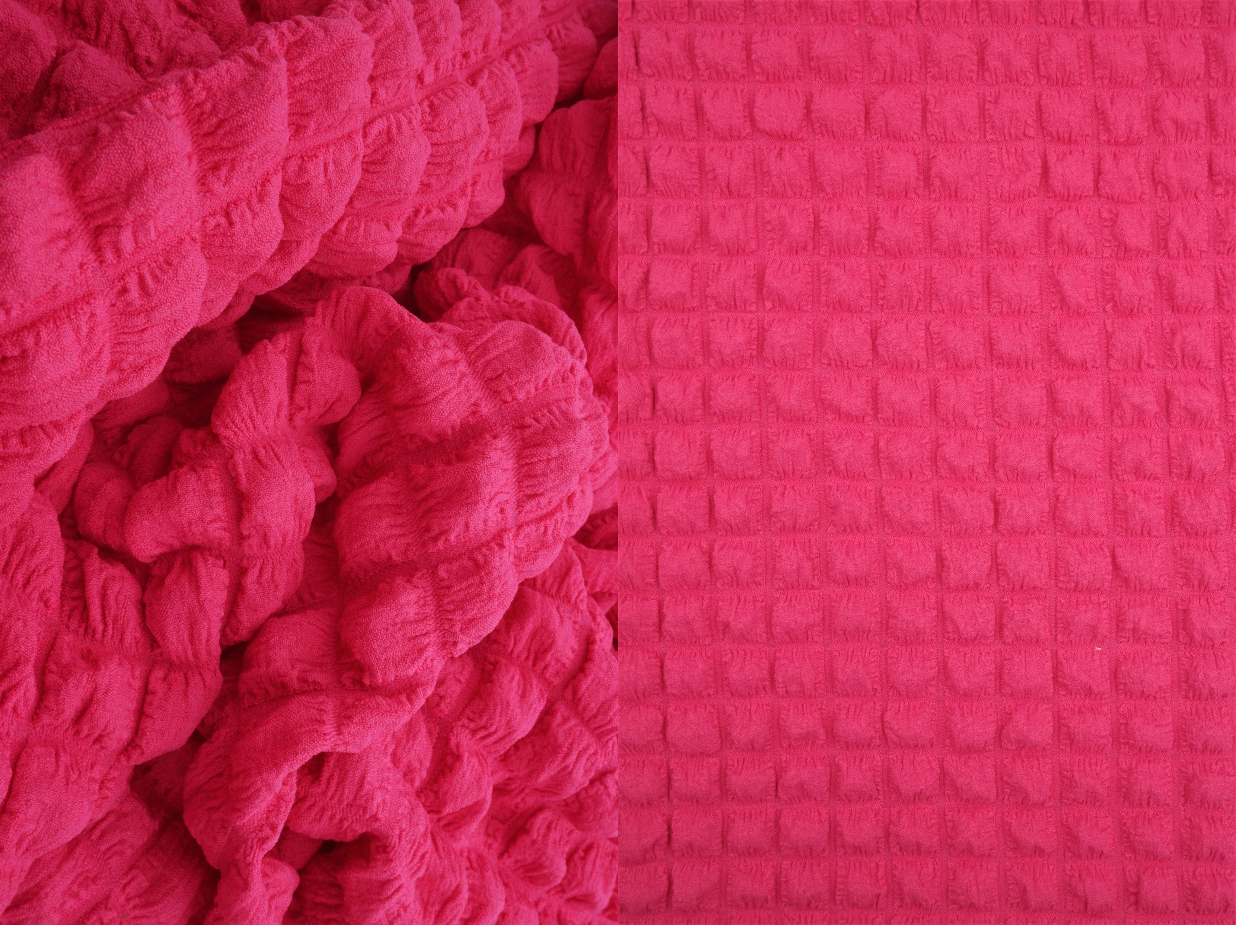 CRP4461 PINK HOT BLOUSE BODYSUIT BOTTOMS CAMI DRESS JACQUARD NO-PRINT NON STRETCH PANTS PINK POLYESTER SKIRTS SOLID SPANDEX TOPS TUNICS WOVEN