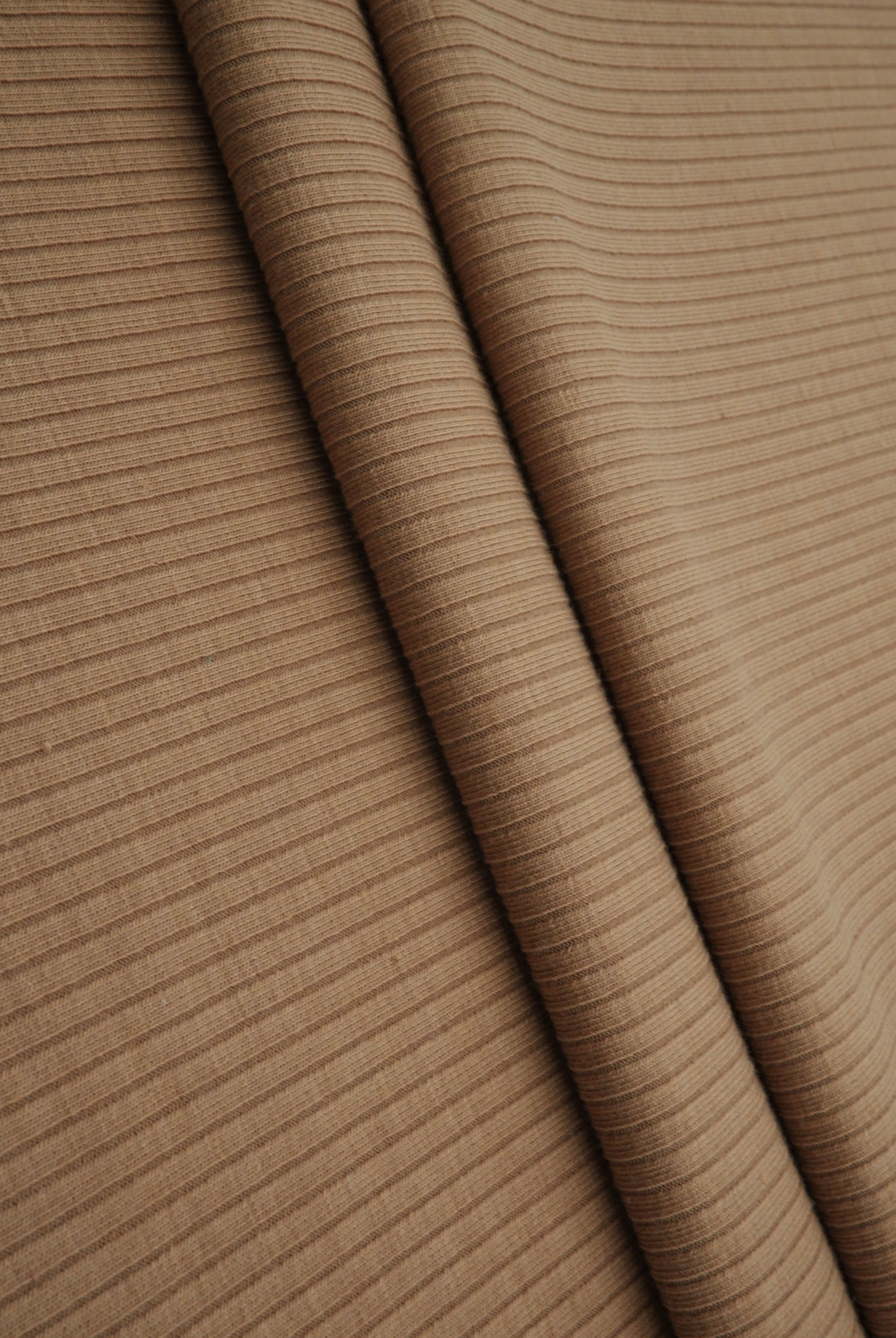 KNT4469 CAMEL BODYSUIT BOTTOMS BROWN CAMI DRESS KNIT NO-PRINT POLYESTER RAYON RIBBED SKIRTS SOLID-B SPANDEX STRETCH TOPS