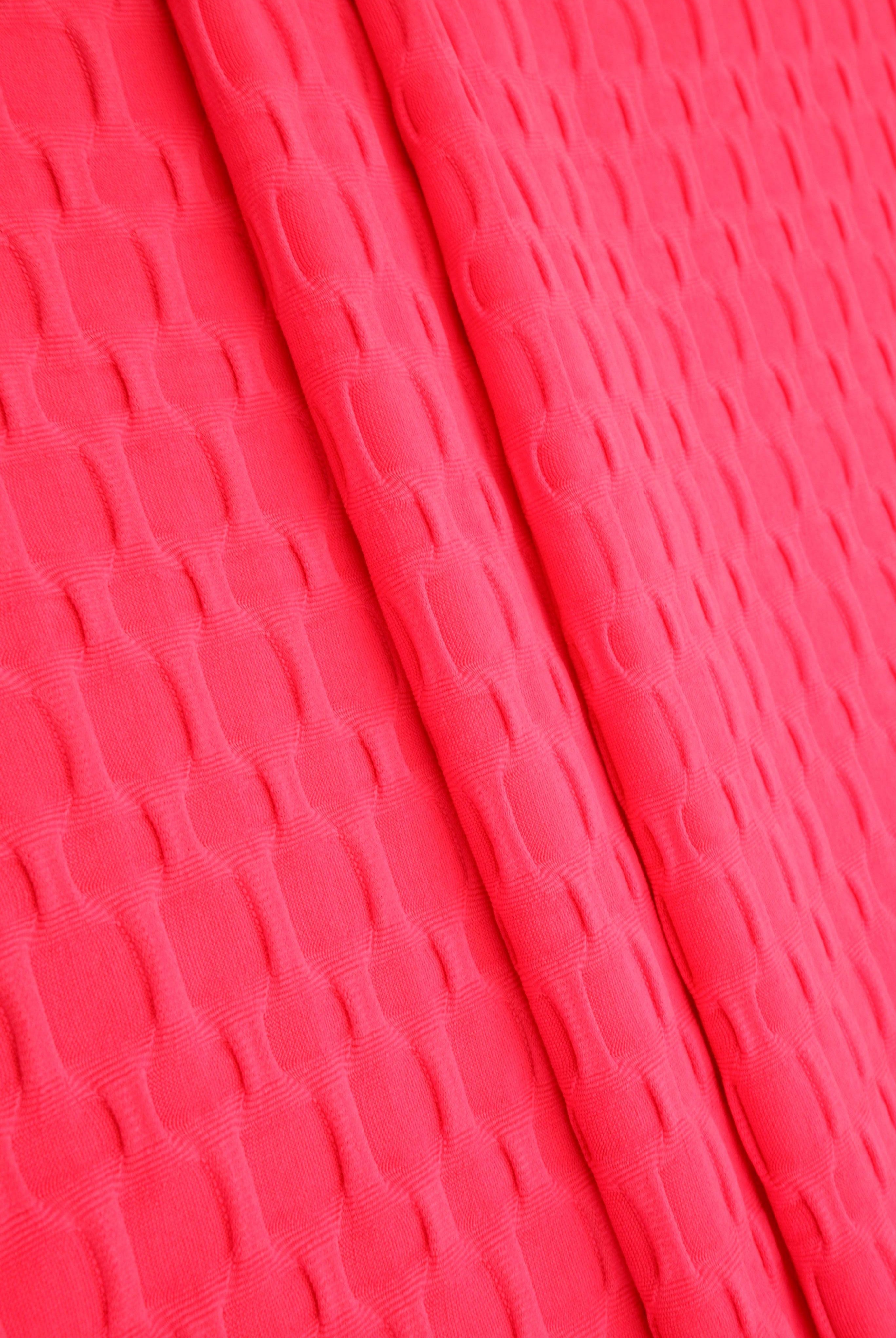 KNT4360 N.CORAL-R ACTIVEWEAR BIKER SHORTS BODYSUIT BOTTOMS DRESS KNIT LOUNGEWEAR NO-PRINT PANTS POLYESTER SKIRTS SOLID SPANDEX STRETCH TOPS TUNICS