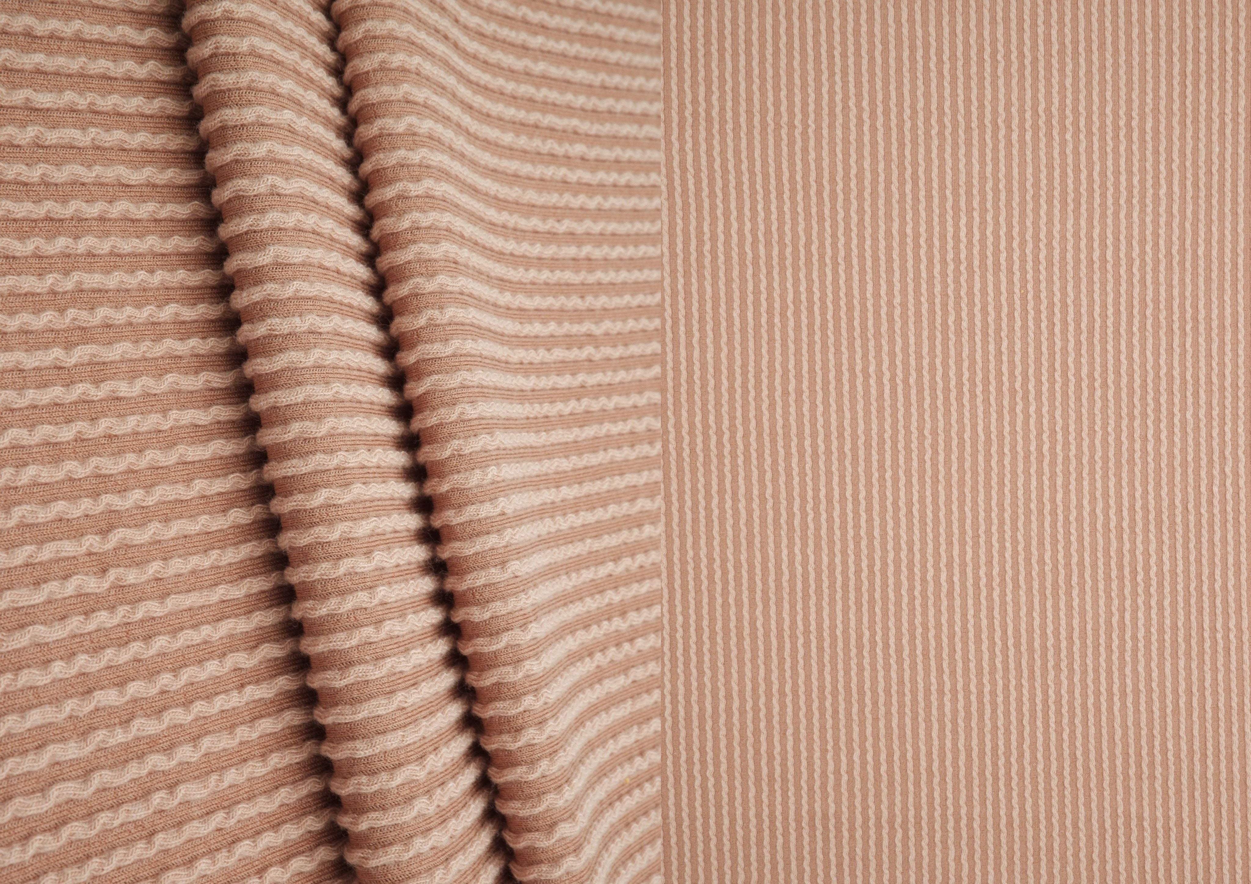 KNT4463 LATTE BODYSUIT BOTTOMS BROWN CAMI DOUBLE KNIT DRESS JACQUARD LOUNGEWEAR NO-PRINT PANTS POLYESTER RAYON RIB SOLID SPANDEX STRETCH SWEATER T-SHIRT URBAN