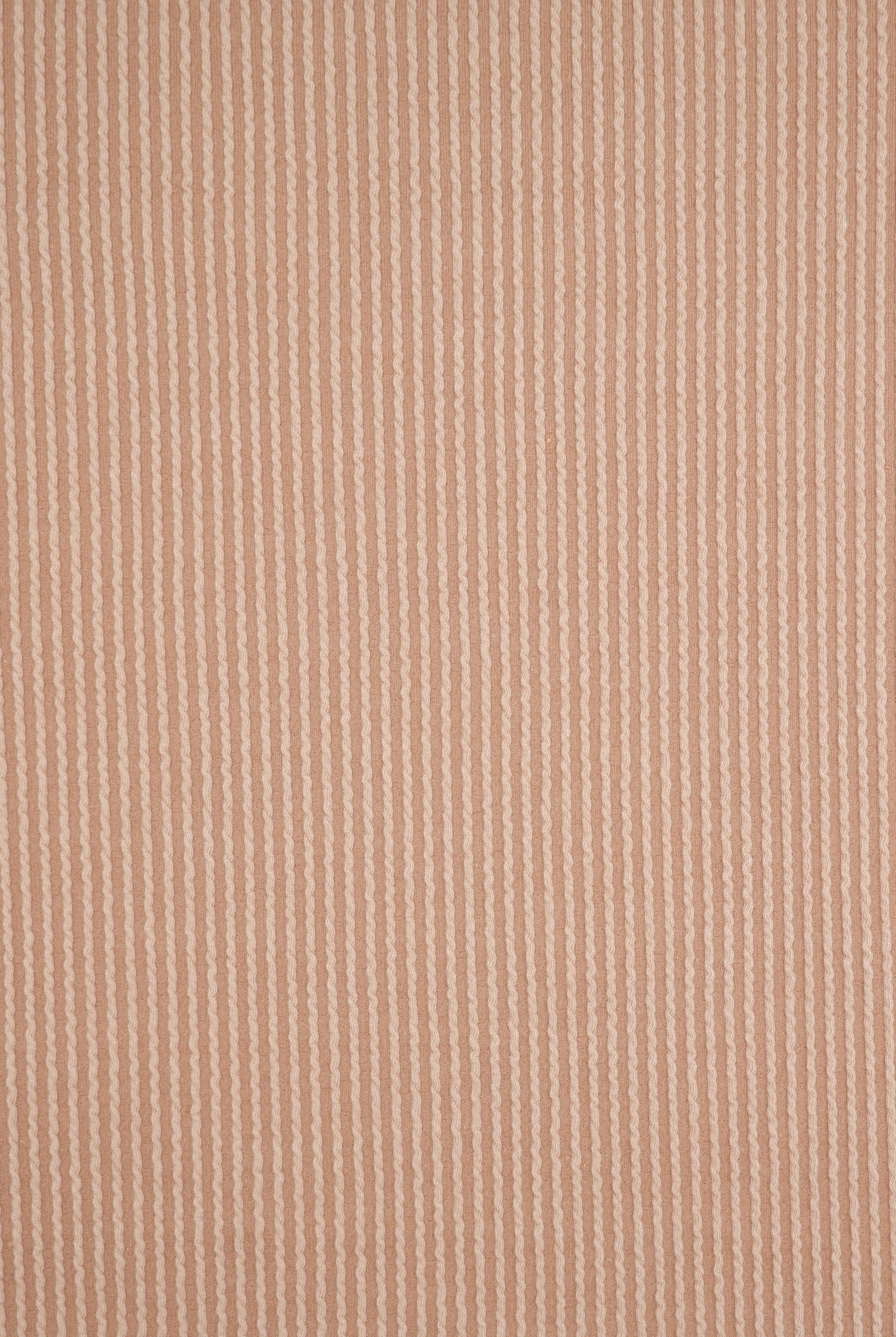 Jacquard Double Knit Rib Stretch Fabric - KNT4463