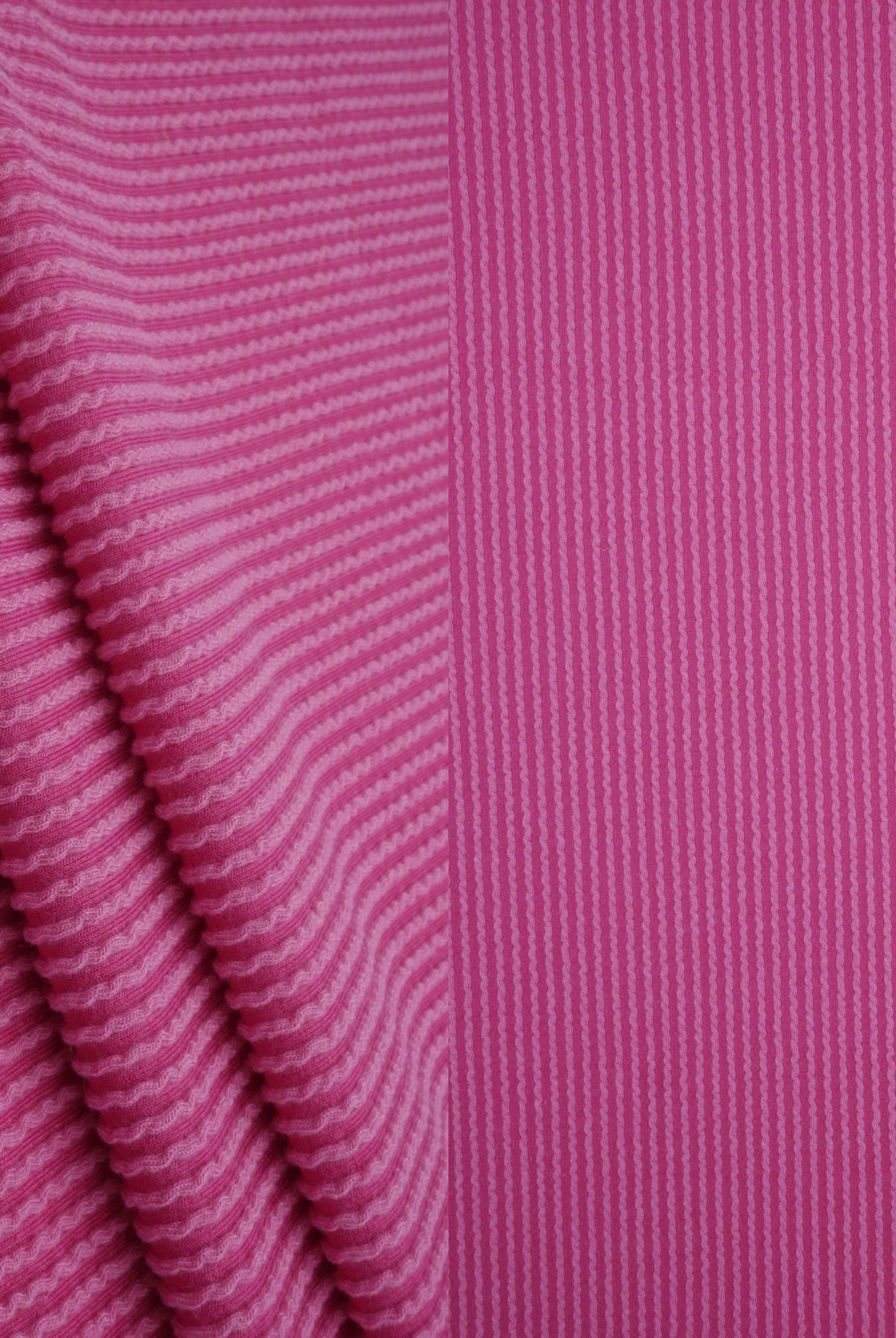 Jacquard Double Knit Rib Stretch Fabric - KNT4463