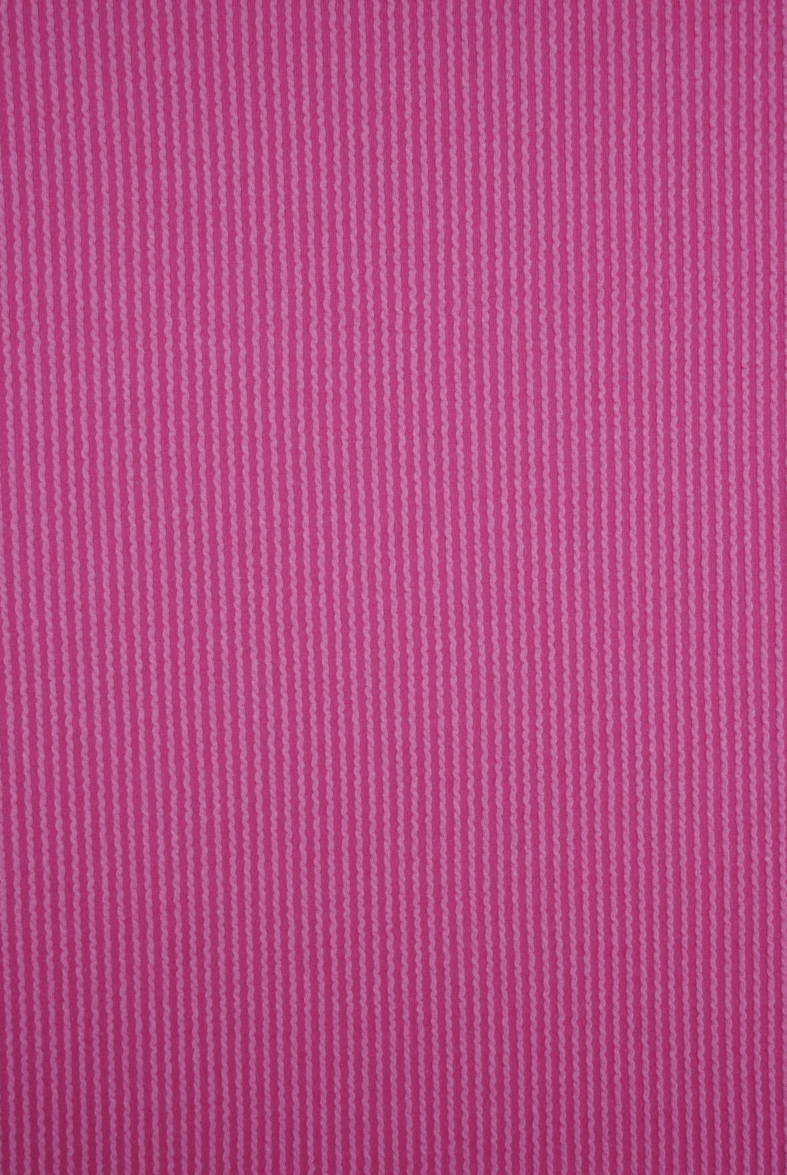 Jacquard Double Knit Rib Stretch Fabric - KNT4463