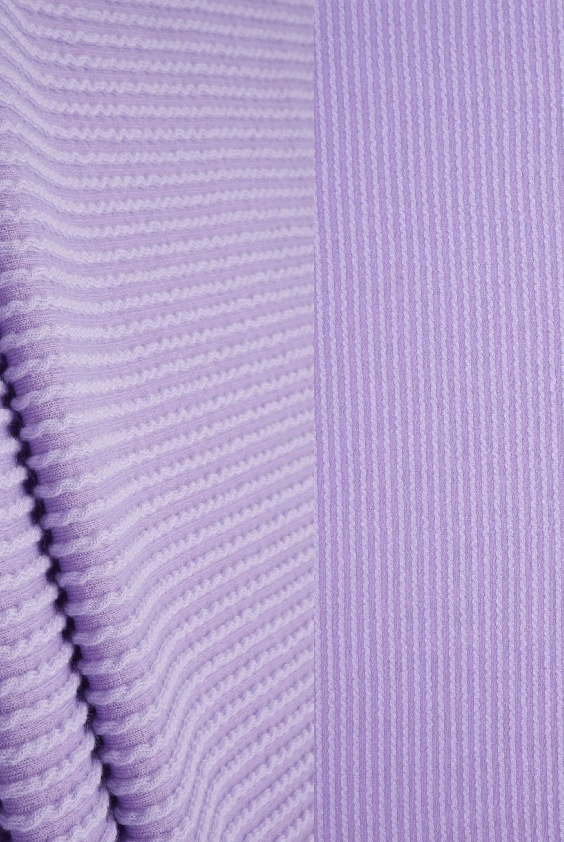 Jacquard Double Knit Rib Stretch Fabric - KNT4463